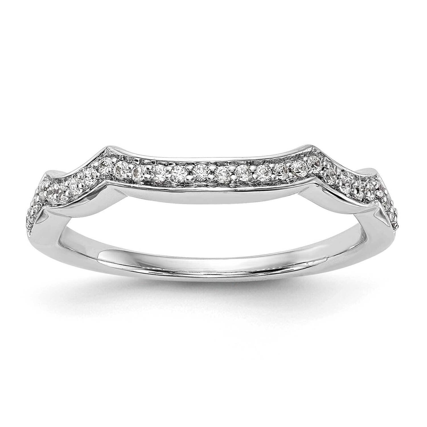 Diamond Wedding Band 14k White Gold RM2327B-014-WAA, MPN: RM2327B-014-WAA,