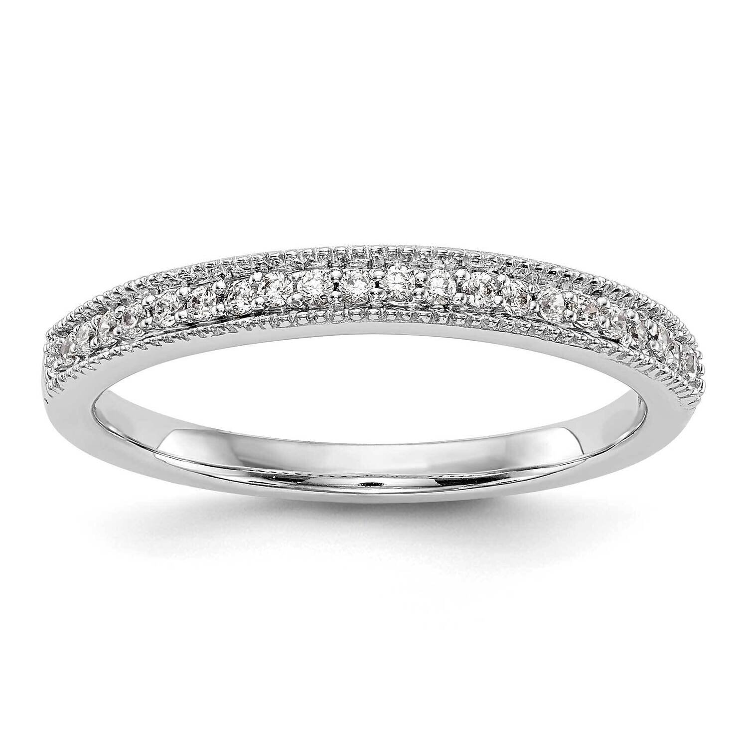 Diamond Wedding Band 14k White Gold RM2342B-013-WAA, MPN: RM2342B-013-WAA,