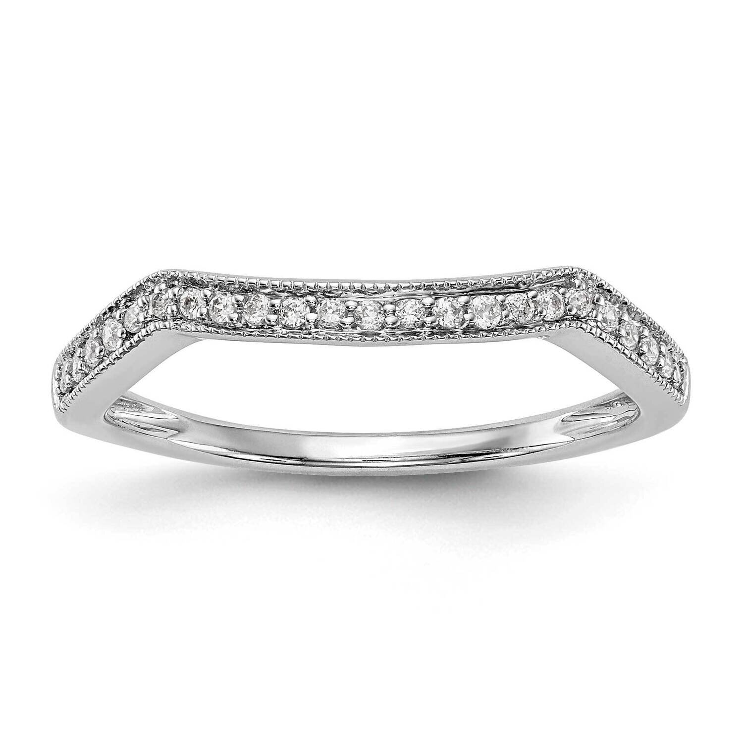 Diamond Wedding Band 14k White Gold RM2396B-011-WAA, MPN: RM2396B-011-WAA,