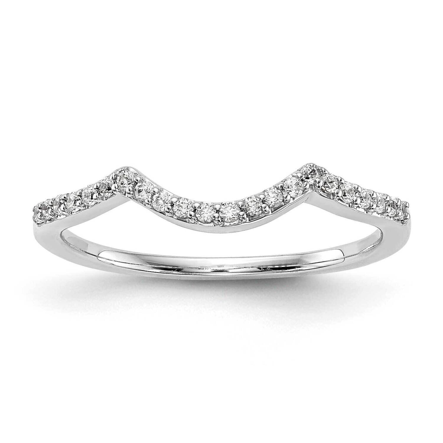 Diamond Wedding Band 14k White Gold RM2519B-013-WAA, MPN: RM2519B-013-WAA,