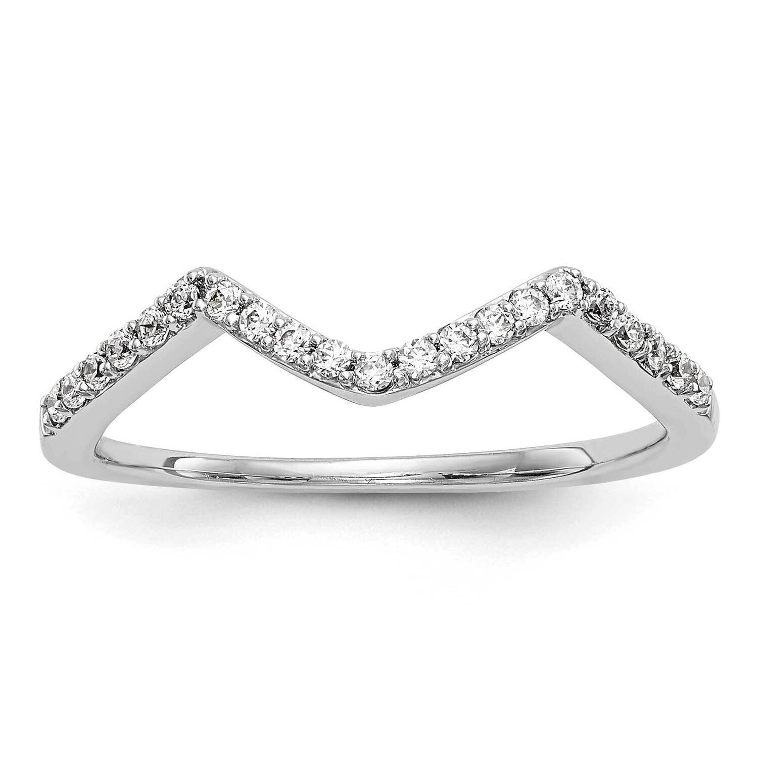Round Diamond Wedding Band 14k White Gold RM2523B-017-WAA, MPN: RM2523B-017-WAA,