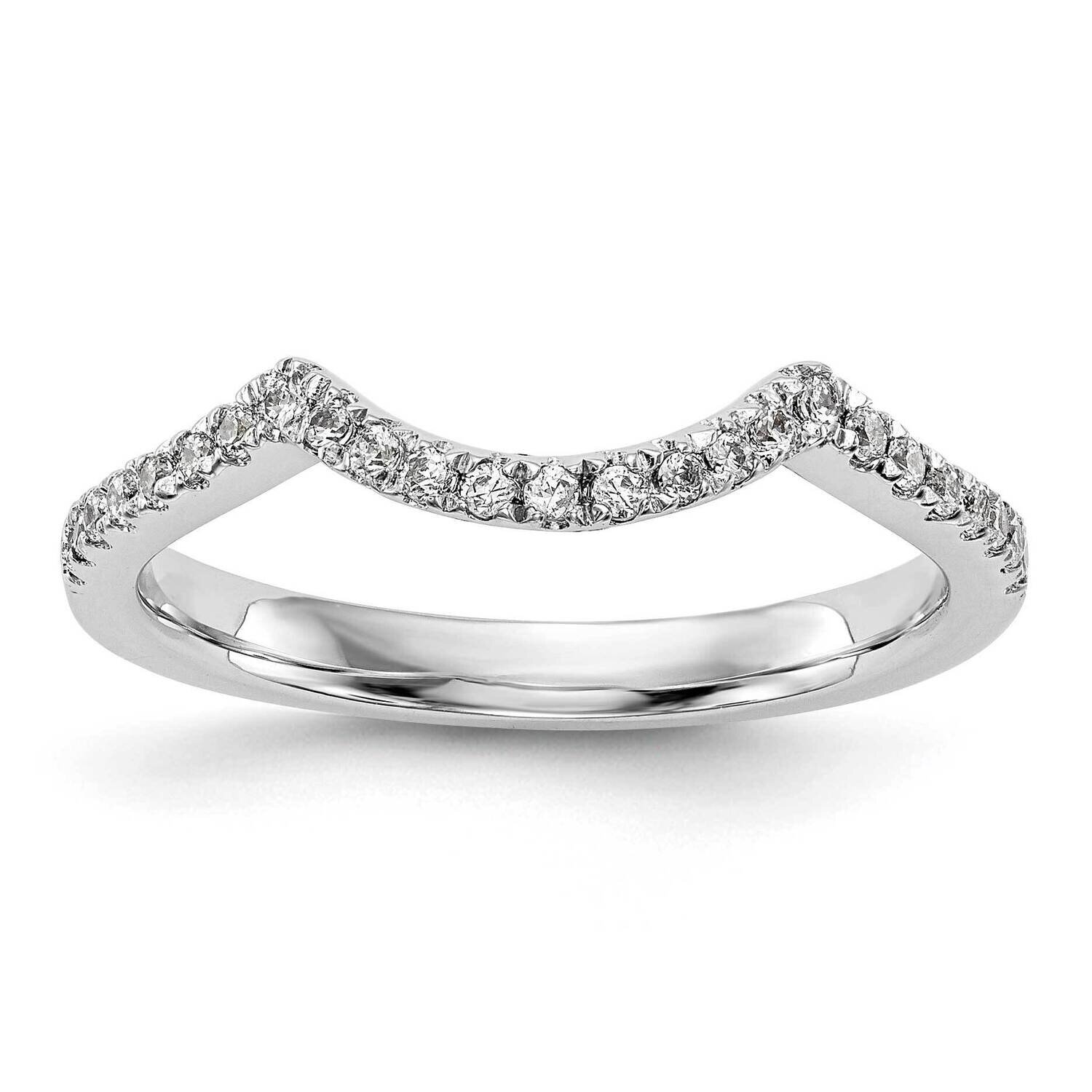 Diamond Wedding Band 14k White Gold RM2539B-008-WAA, MPN: RM2539B-008-WAA, 883957796802