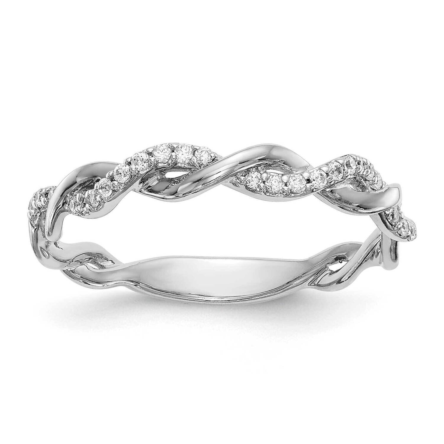 Diamond Wedding Band 14k White Gold RM2576B-012-WAA, MPN: RM2576B-012-WAA, 883957815190