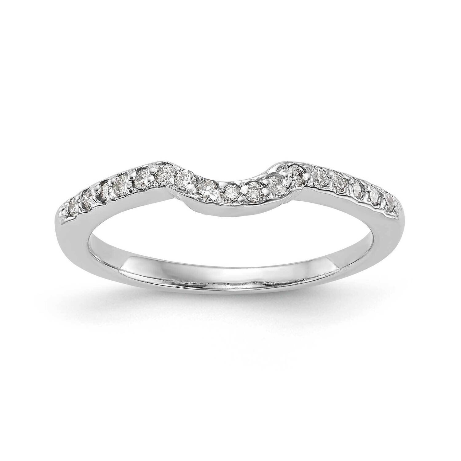 Diamond Wedding Band 14k White Gold RM2607B-015-WAA, MPN: RM2607B-015-WAA,