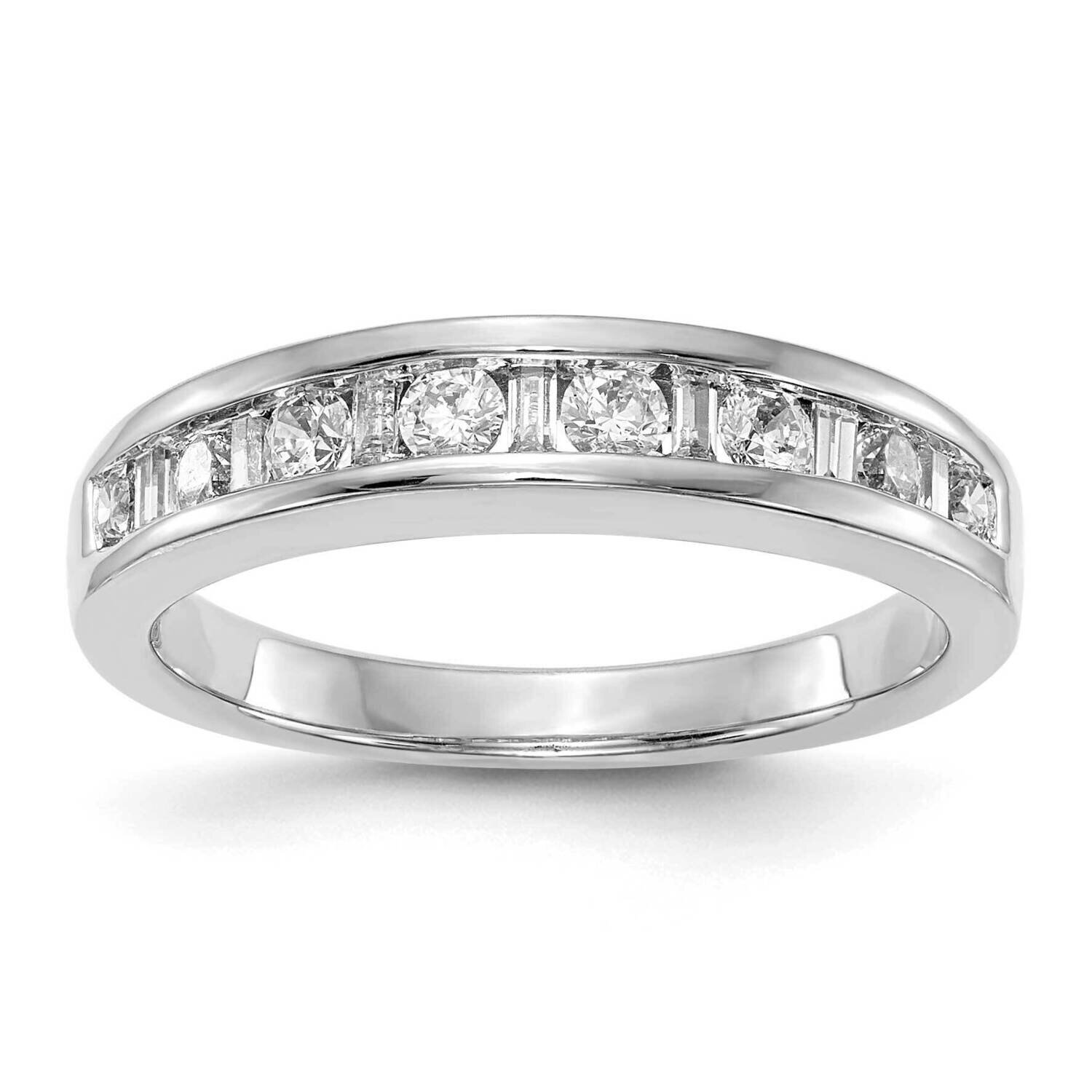 Diamond Wedding Band 14k White Gold RM2652B-050-WAA, MPN: RM2652B-050-WAA,