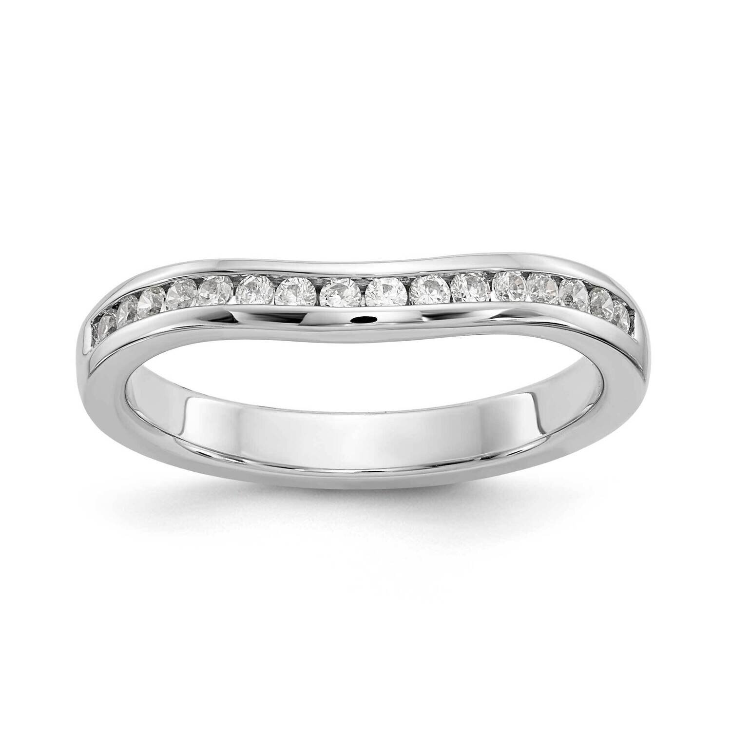 Diamond Wedding Band 14k White Gold RM2677B-024-WAA, MPN: RM2677B-024-WAA,