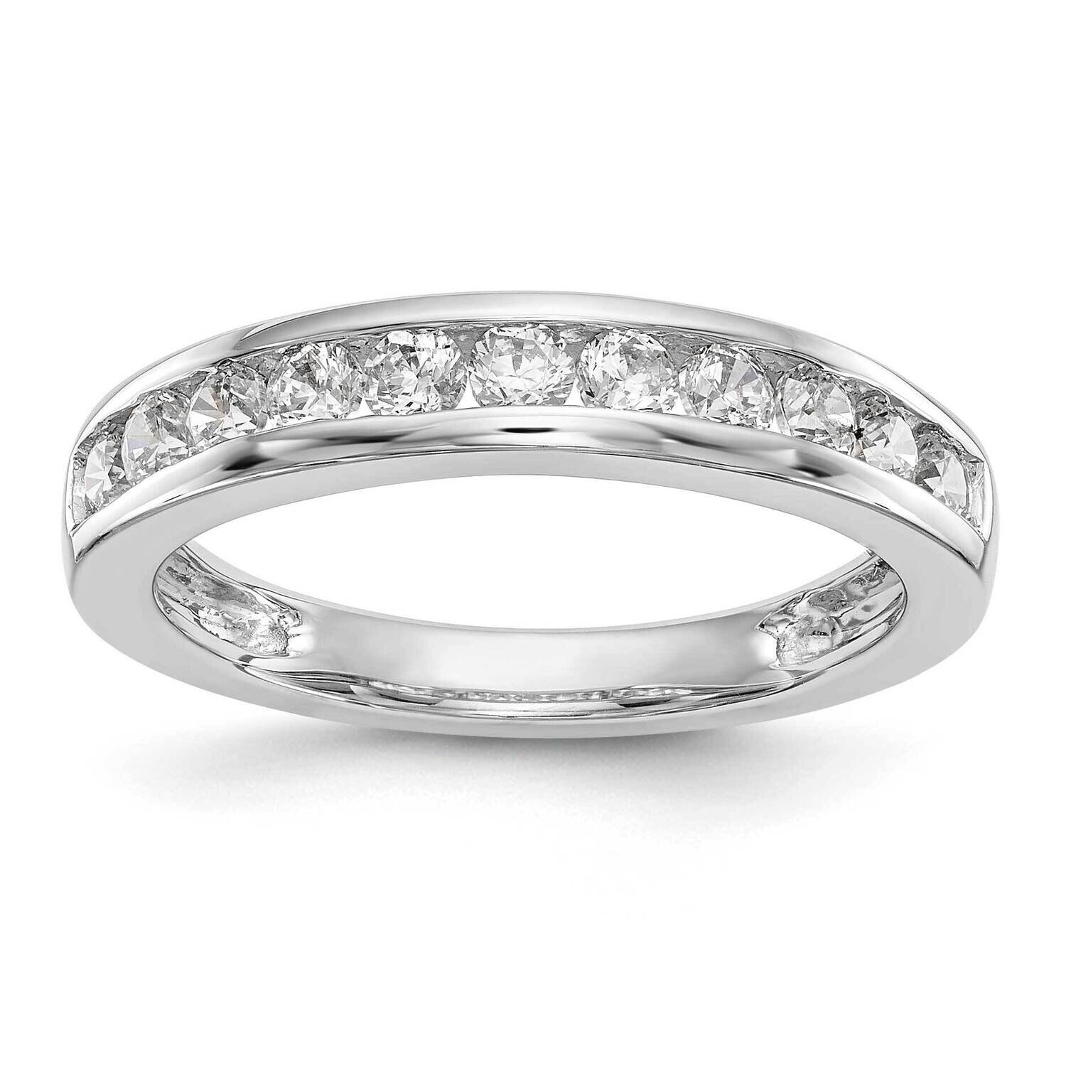 Diamond Wedding Band 14k White Gold RM2679B-072-WAA