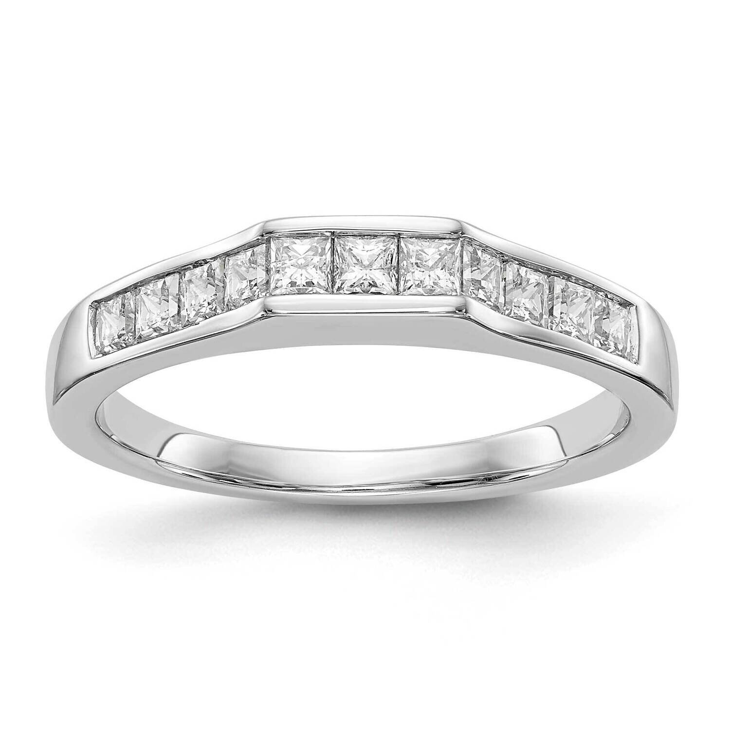 Diamond Wedding Band 14k White Gold RM2686B-050-WAA