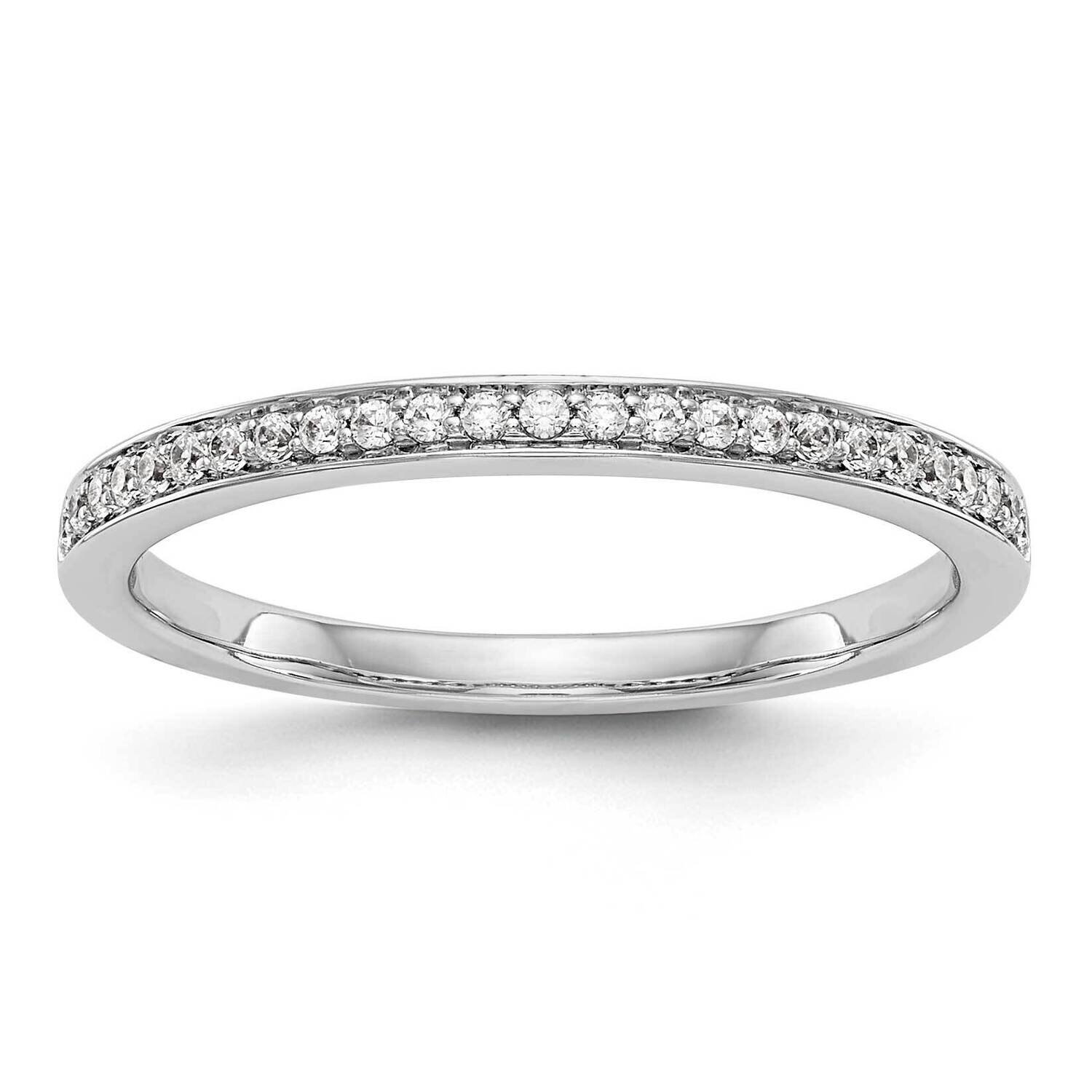 Diamond Wedding Band 10k White Gold RM2710B-013-WAA, MPN: RM2710B-013-WAA, 883957321899