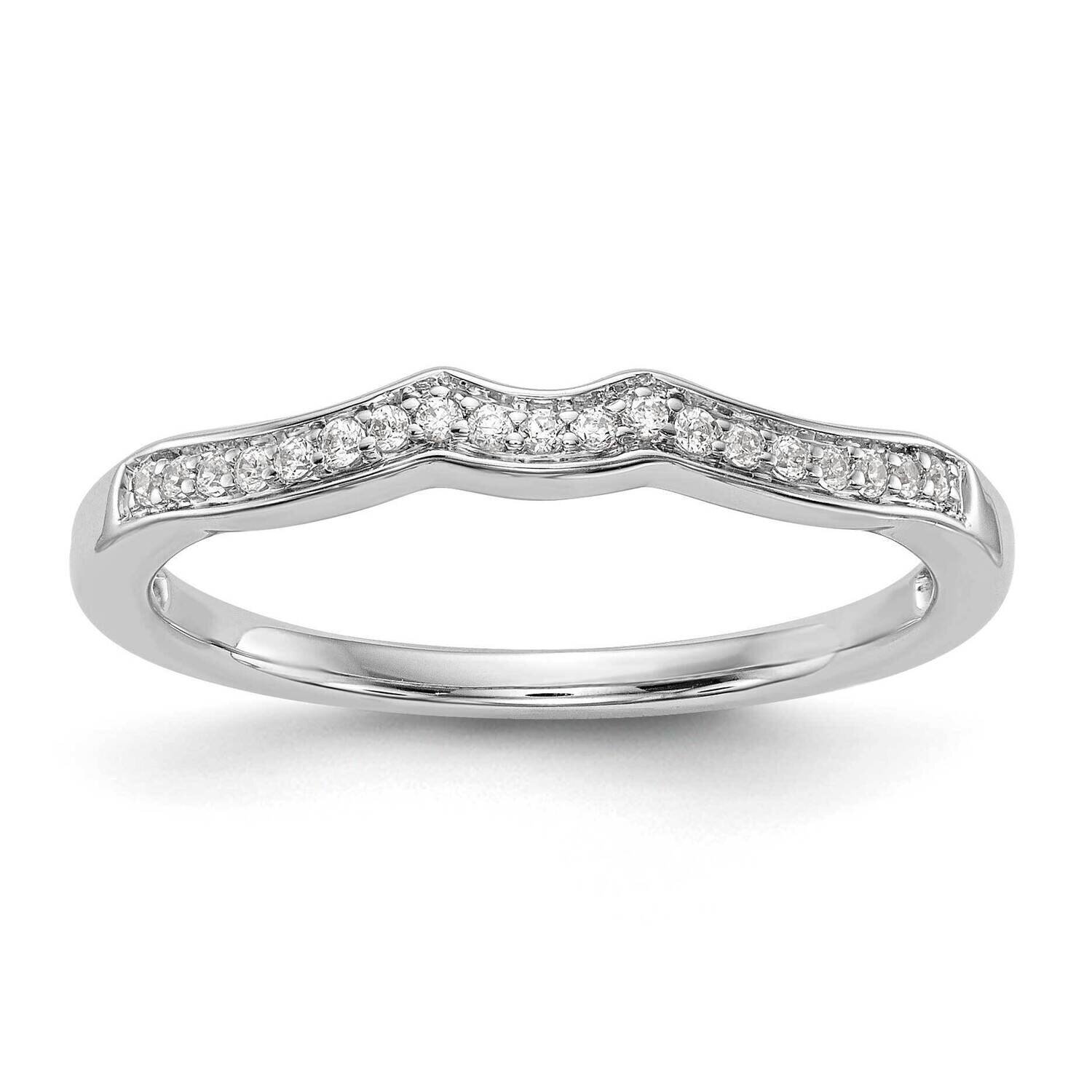Diamond Wedding Band 14k White Gold RM2881B-010-WAA, MPN: RM2881B-010-WAA,