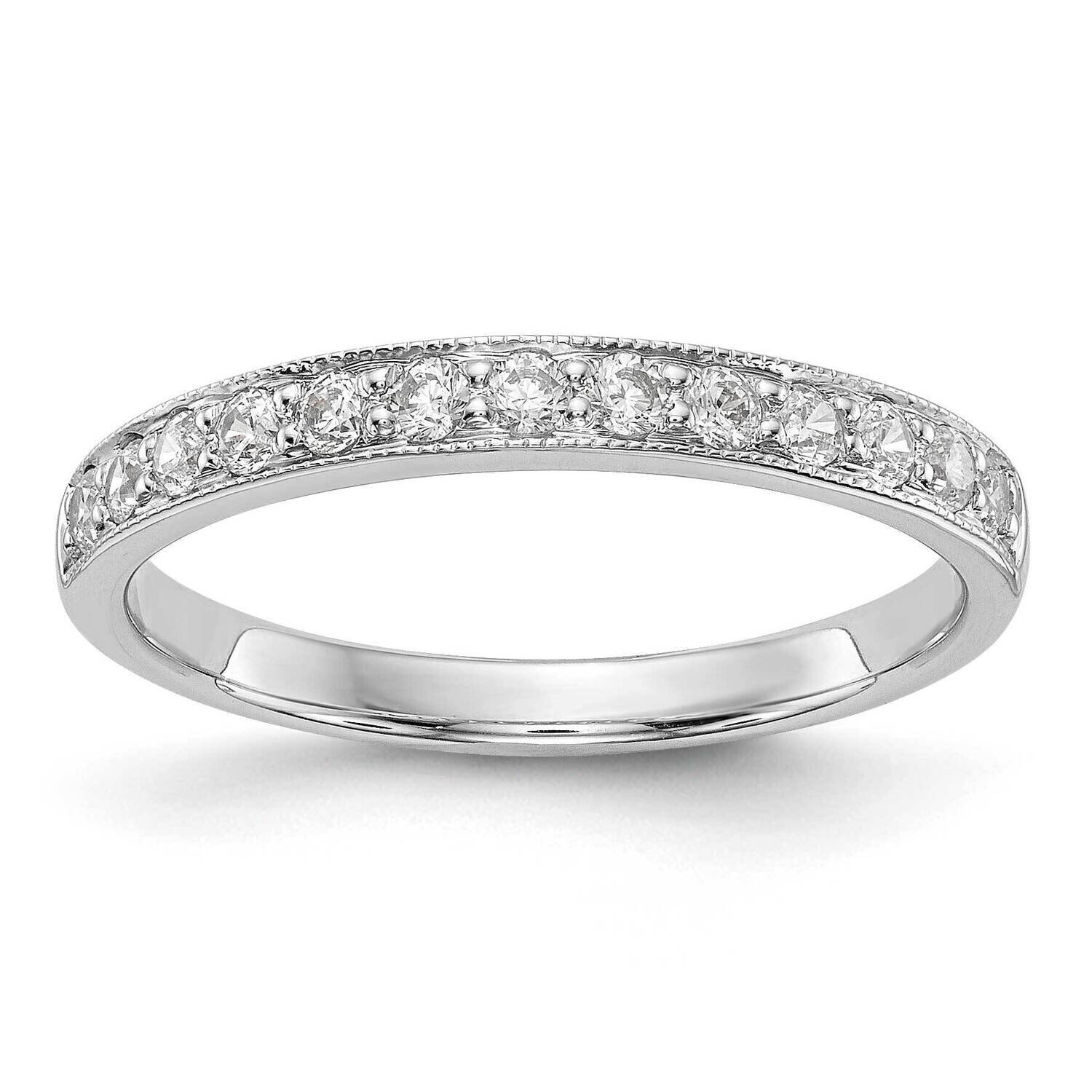 Diamond Wedding Band 14k White Gold RM2882B-032-WAA