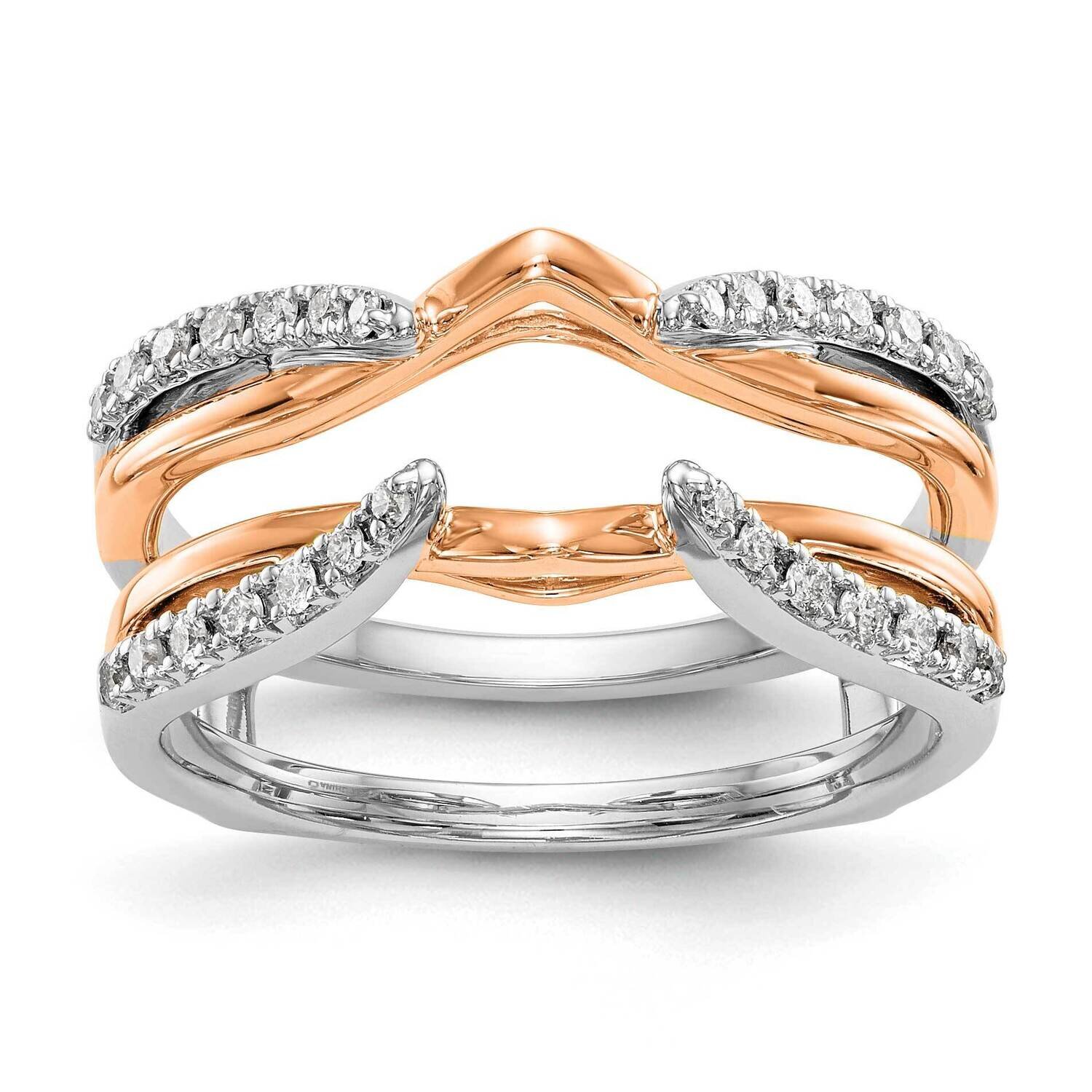 Diamond Guard 14k White &amp; Rose Gold RM3098B-025-RWAA, MPN: RM3098B-025-RWAA,