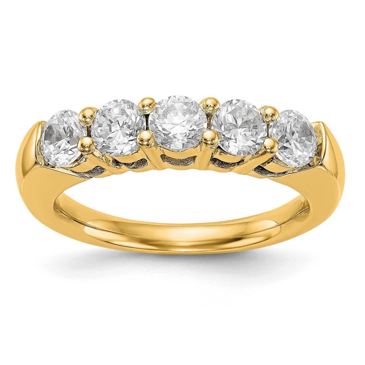 5-Stone Diamond Band 14k Yellow Gold RM3173B-110-YAA, MPN: RM3173B-110-YAA,