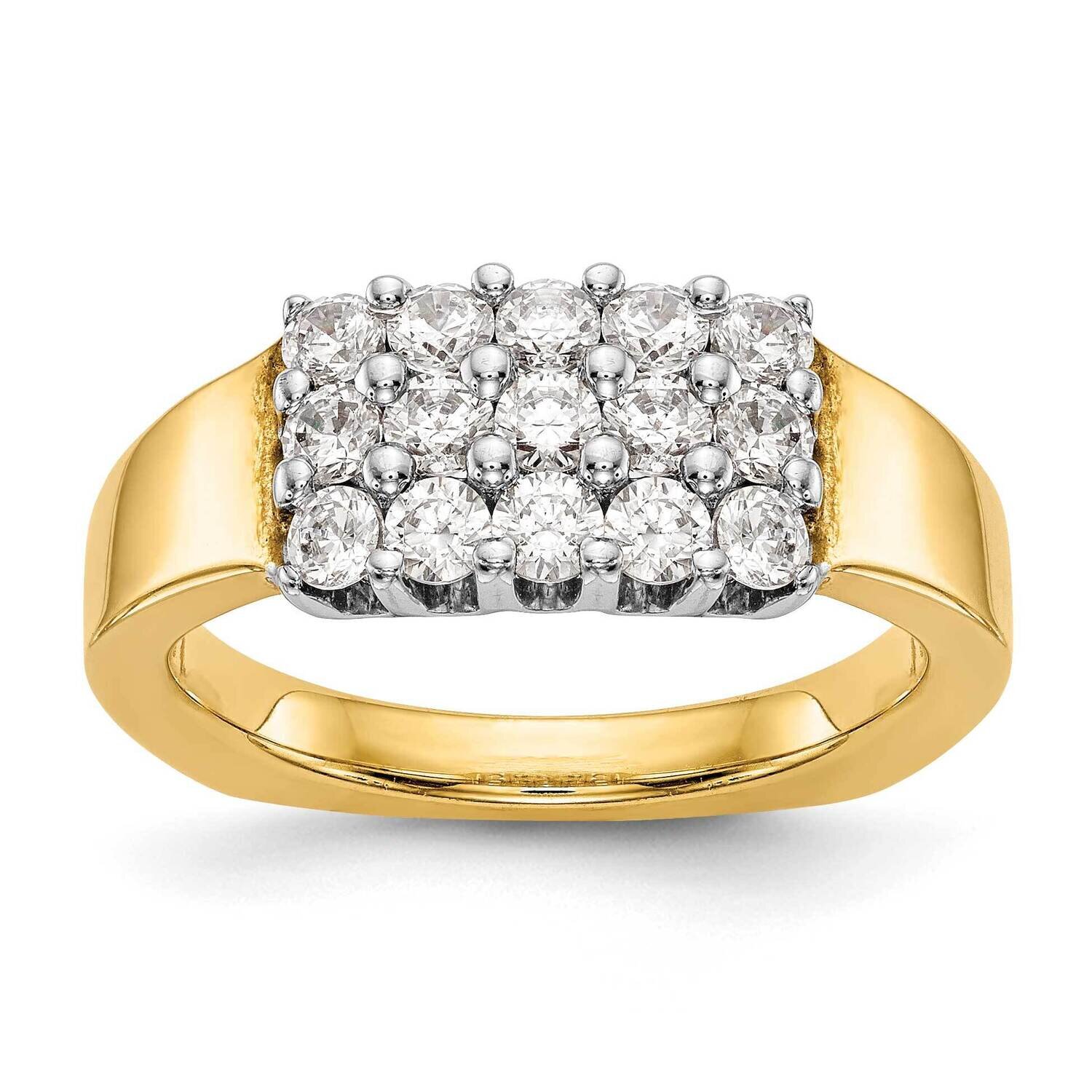 Diamond Band 14k Two-tone Gold RM3217B-100-YWAA, MPN: RM3217B-100-YWAA,