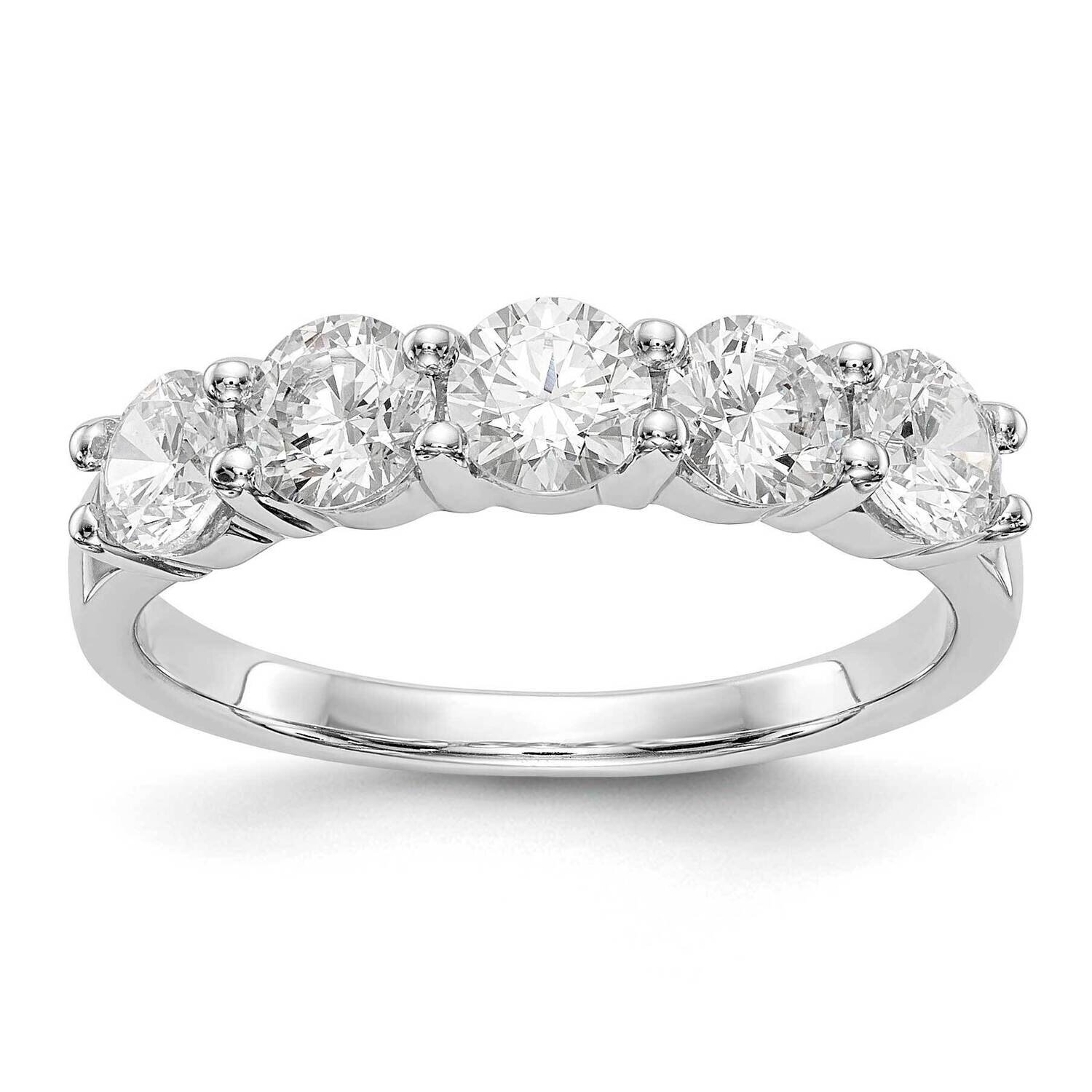 5-Stone Diamond Band 14k White Gold RM3284B-133-WAA, MPN: RM3284B-133-WAA, 883957865737