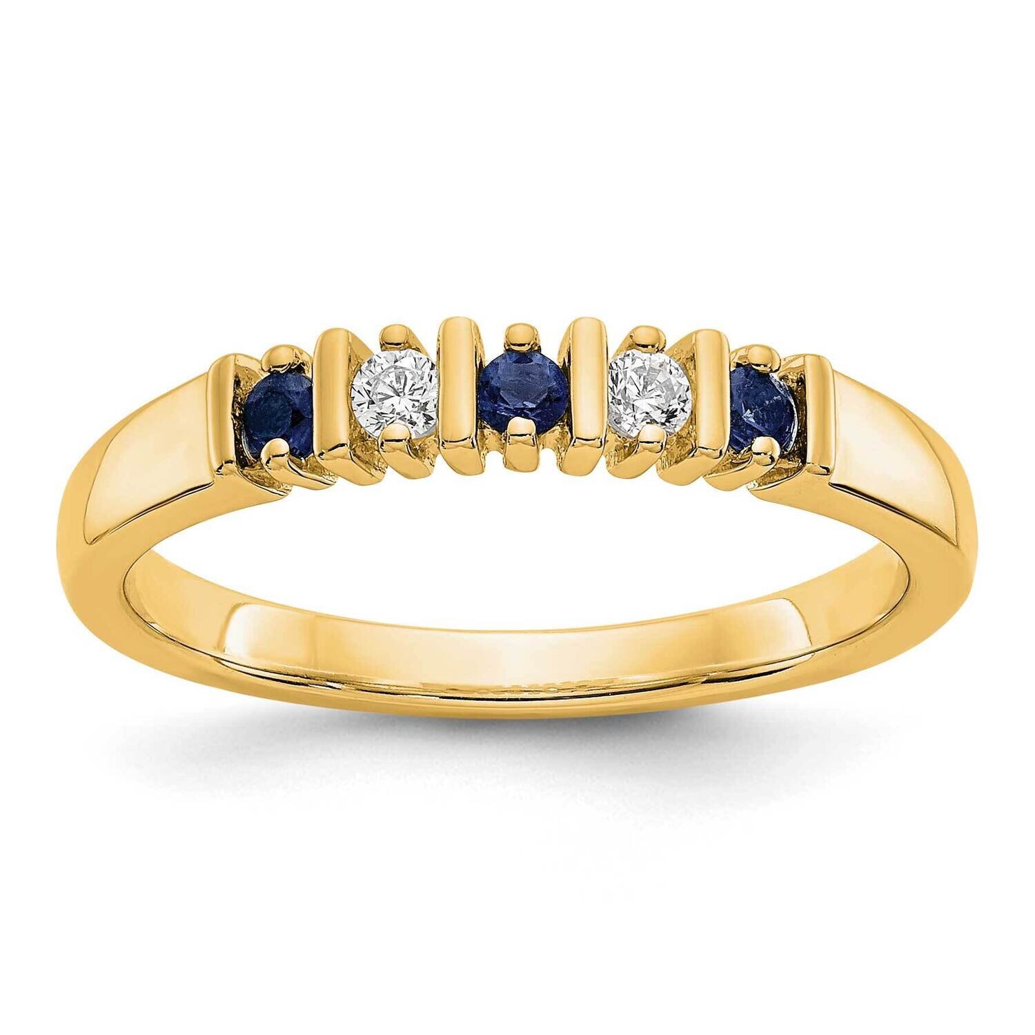 Diamond with Sapphire Band 14k Yellow Gold RM3289B-SA-008-YAA, MPN: RM3289B-SA-008-YAA,