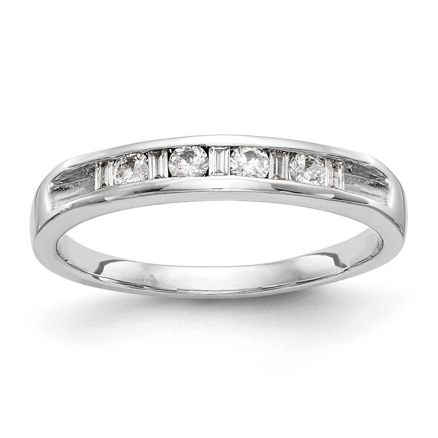 Diamond Channel Band 14k White Gold RM3335B-026-WAA