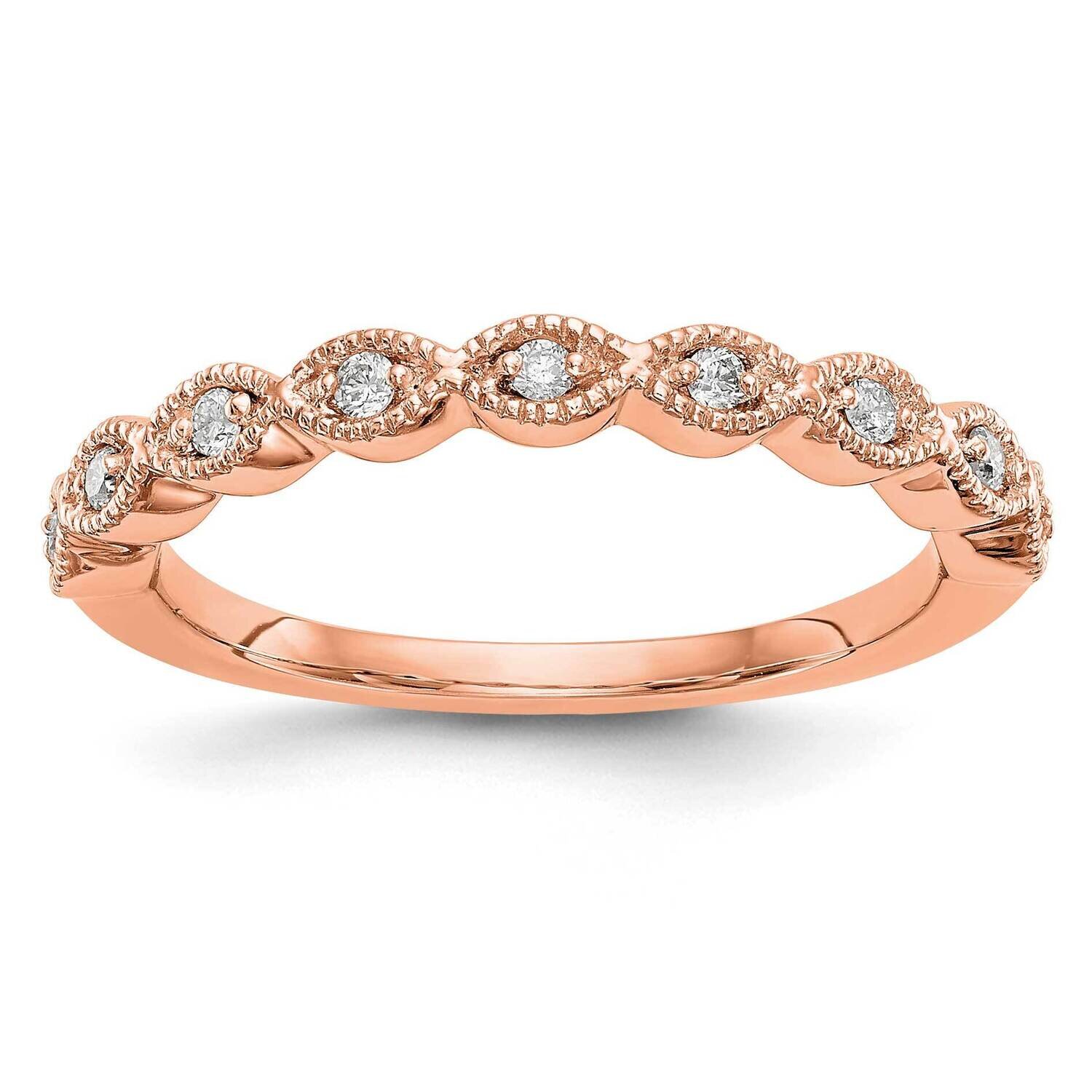 Diamond Band 14k Rose Gold RM3381B-010-RAA, MPN: RM3381B-010-RAA, 883957867410