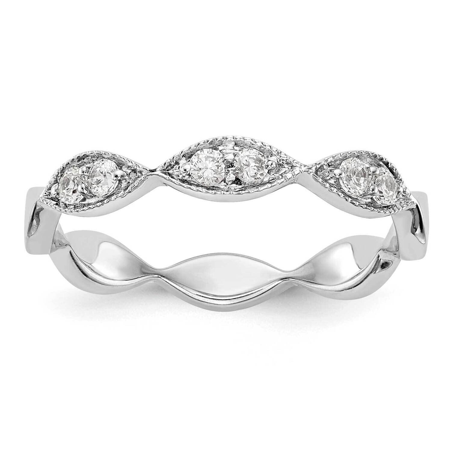 Diamond Band 14k White Gold RM3397B-018-WAA, MPN: RM3397B-018-WAA,