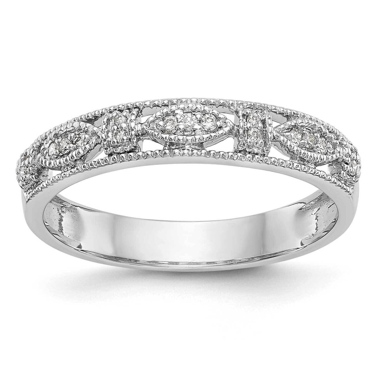 Diamond Band 14k White Gold RM3416B-010-WAA, MPN: RM3416B-010-WAA,