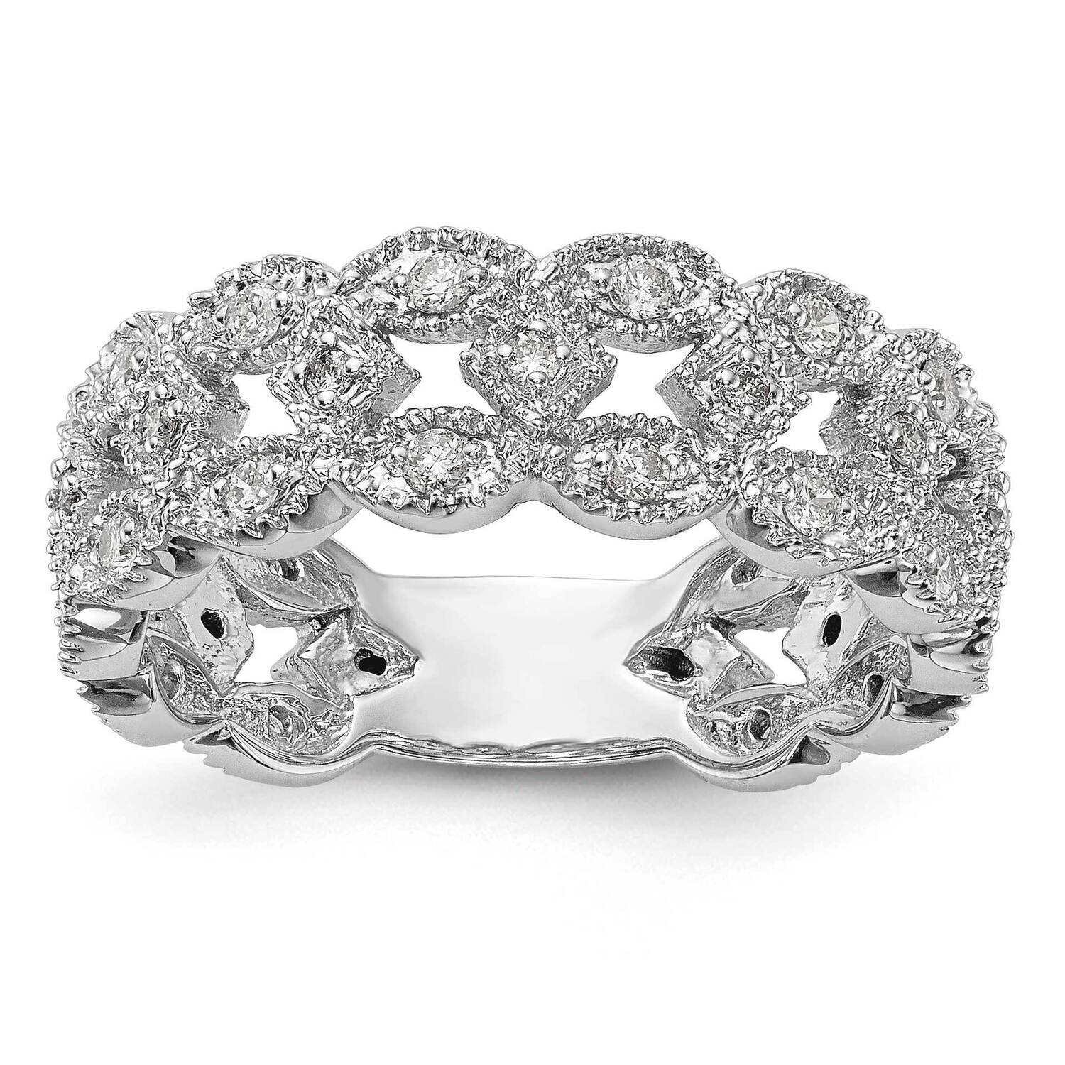 Diamond Band 14k White Gold RM3426B-050-WAA, MPN: RM3426B-050-WAA, 883957902173