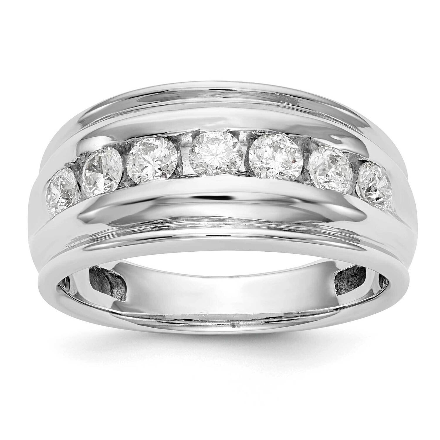 Diamond Men&#39;s Band 14k White Gold RM3464B-098-WAA, MPN: RM3464B-098-WAA, 196904148402