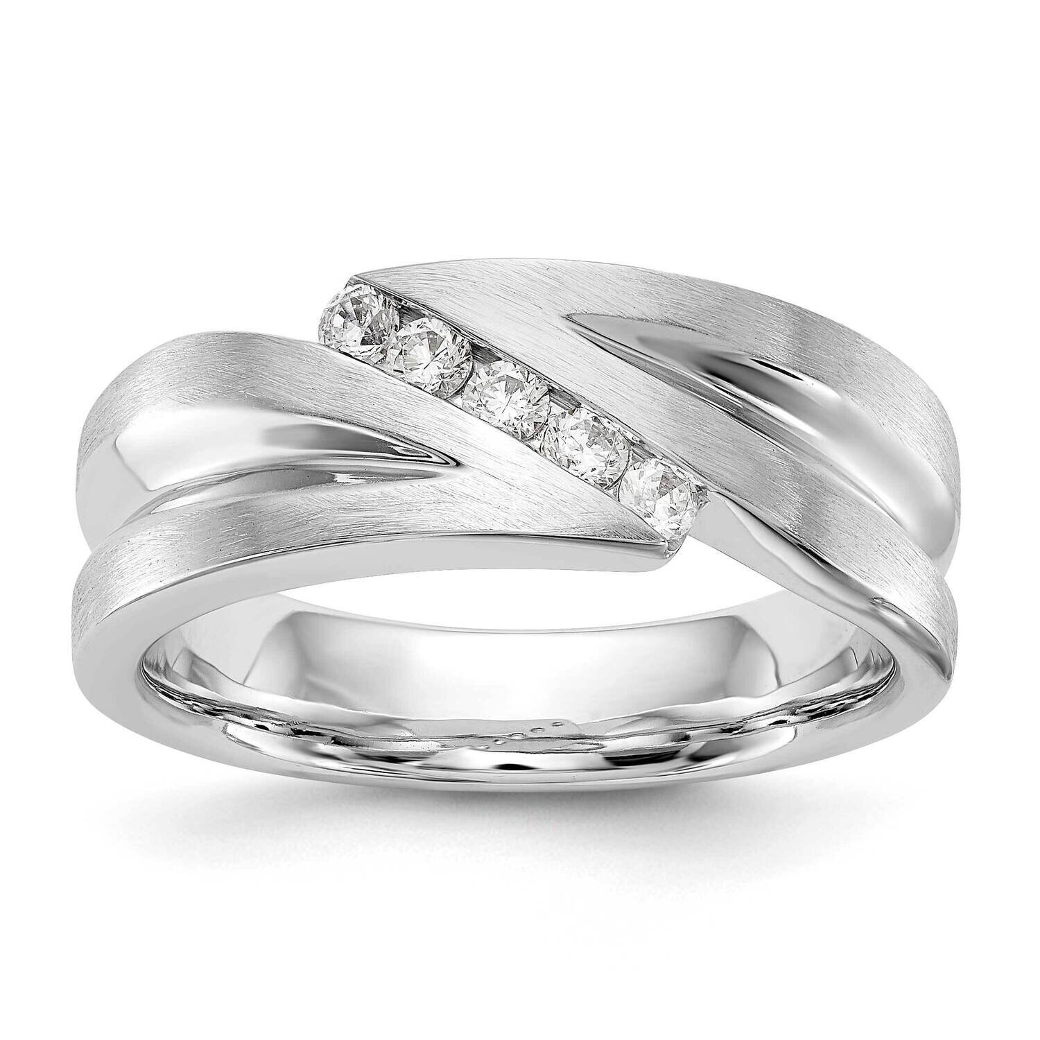 Diamond Men&#39;s Band 14k White Gold RM3488B-025-WAA, MPN: RM3488B-025-WAA, 191101809774