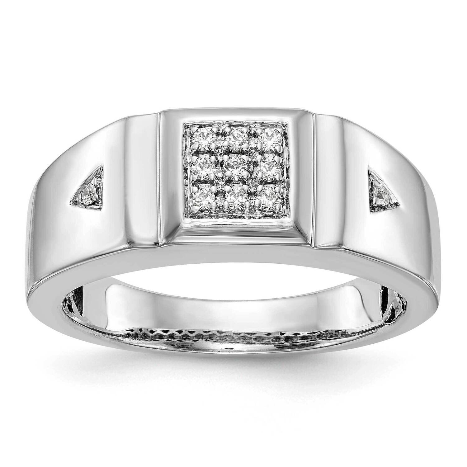 Diamond Men&#39;s Band 14k White Gold RM3505B-013-WAA, MPN: RM3505B-013-WAA, 196904148570