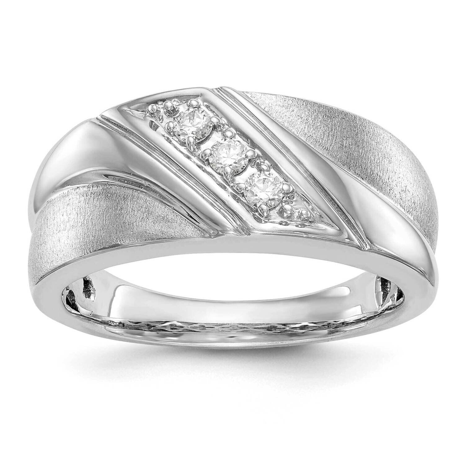 Diamond Men&#39;s Band 14k White Gold RM3507B-015-WAA, MPN: RM3507B-015-WAA, 196904148488