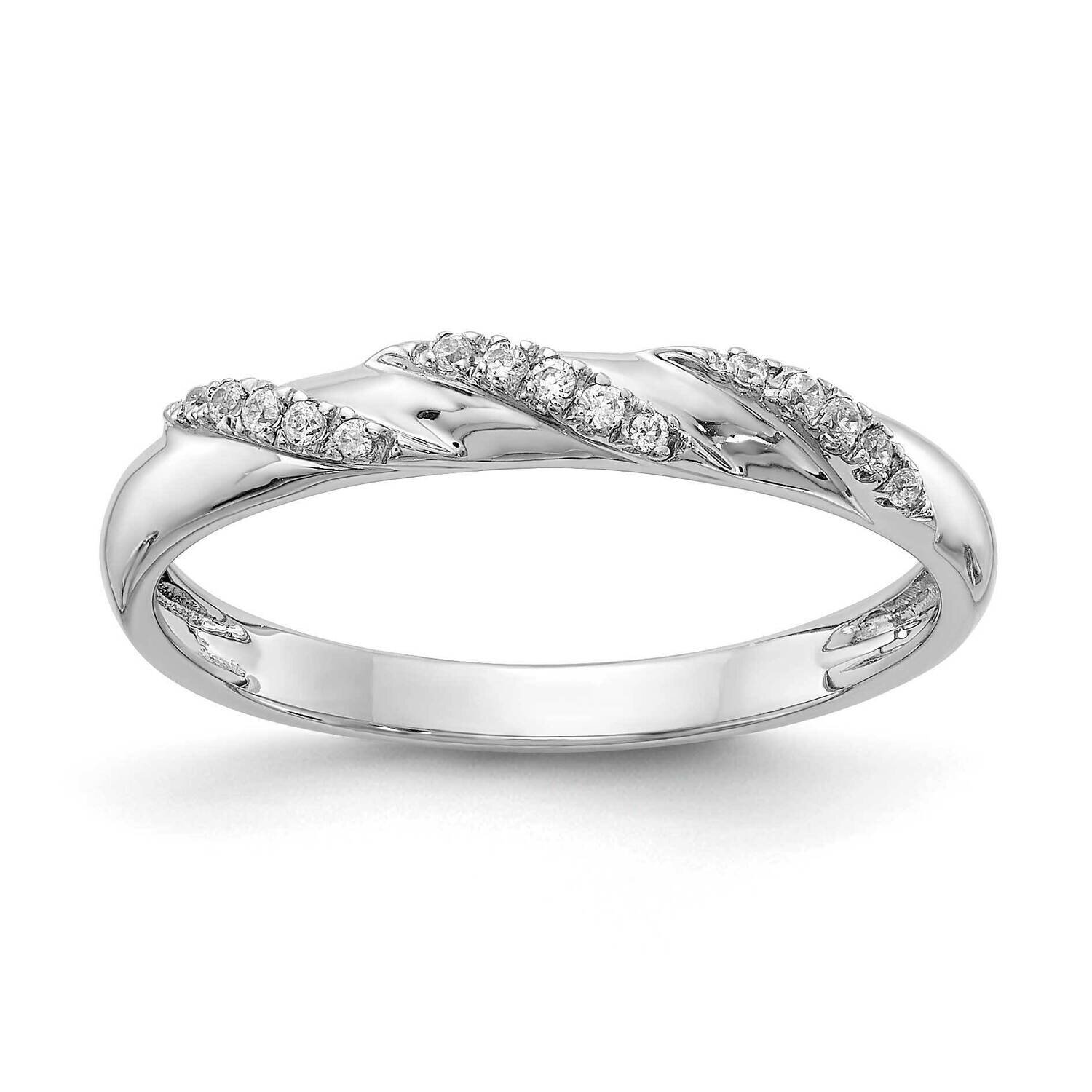 Complete Diamond Trio Ladies Wedding Band 14k White Gold RM3637B-L-007-WAA, MPN: RM3637B-L-007-WAA,