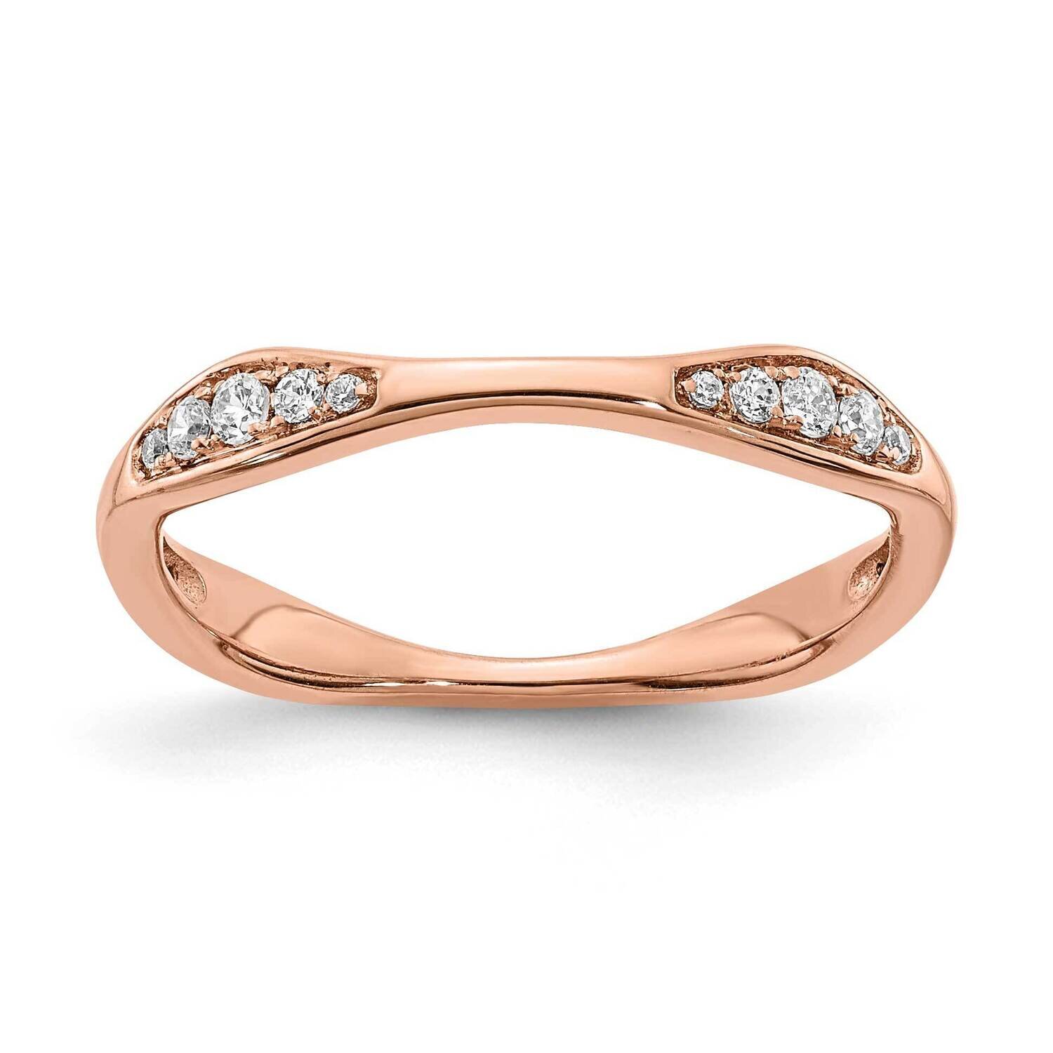 Diamond Wedding Band 14k Rose Gold RM5721B-012-RAA, MPN: RM5721B-012-RAA,