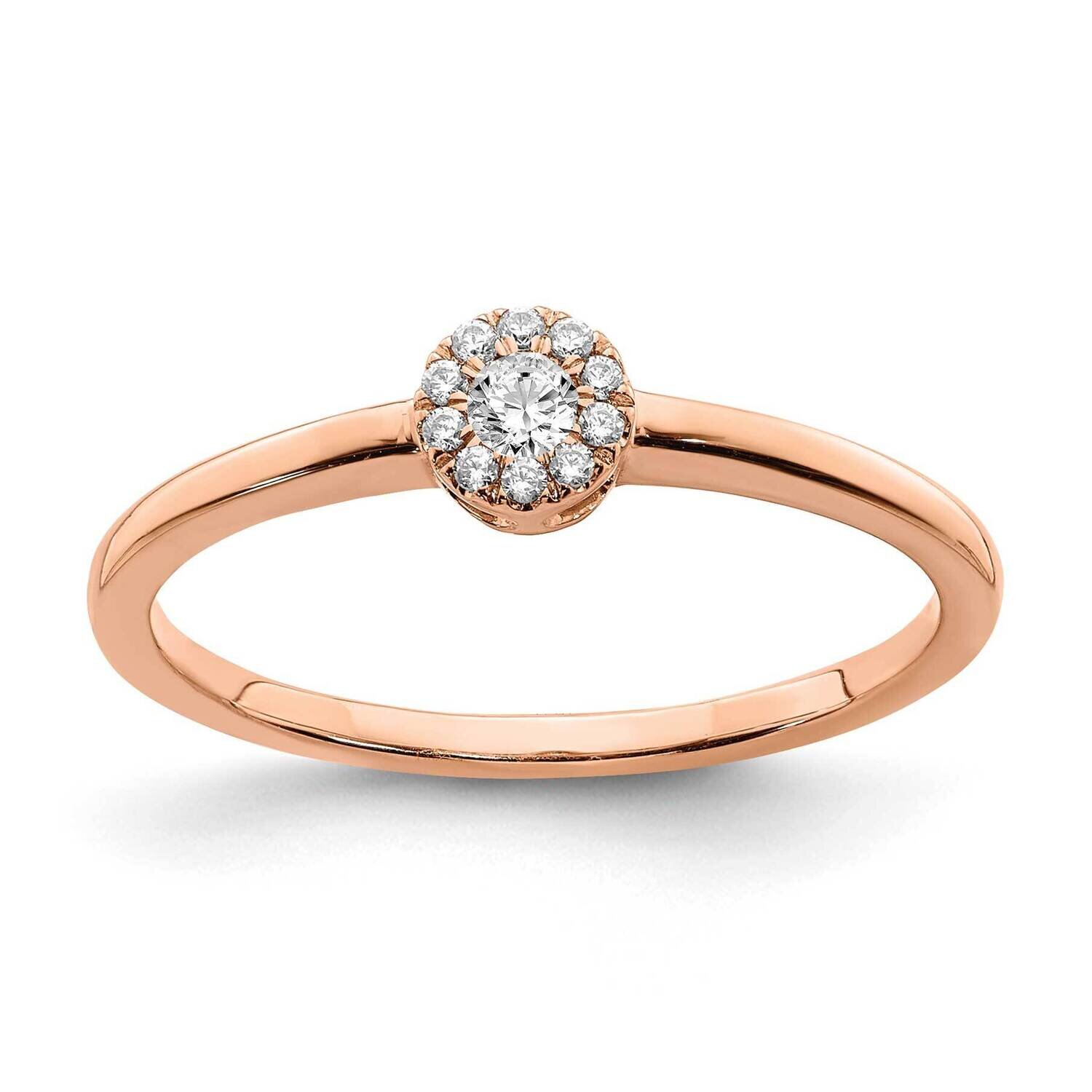 Diamond Promise Ring 14k Rose Gold RM6093E-010-RAA, MPN: RM6093E-010-RAA, 191101564642