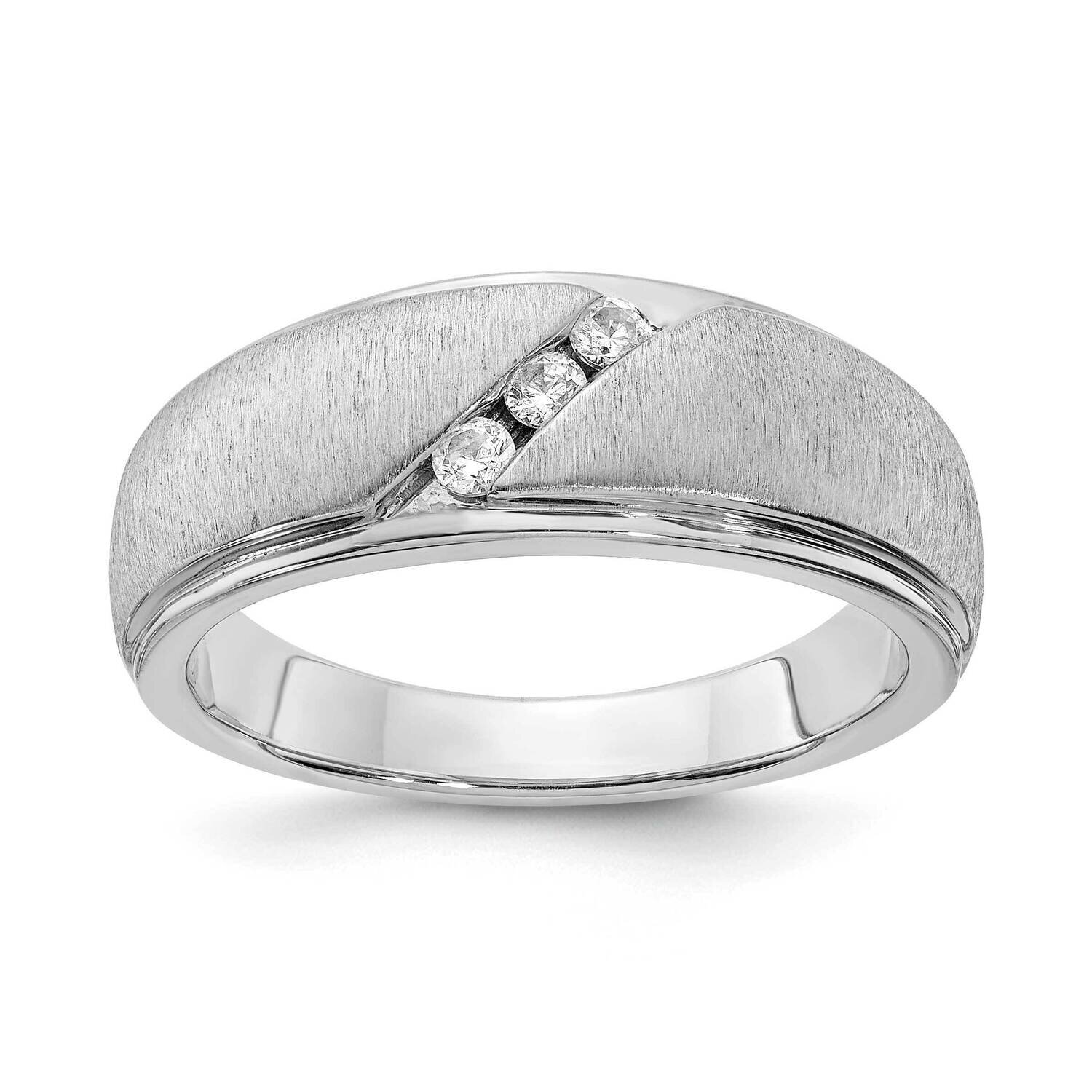 Diamond Men&#39;s Band 14k White Gold RM6111B-015-WAA, MPN: RM6111B-015-WAA, 196904148624