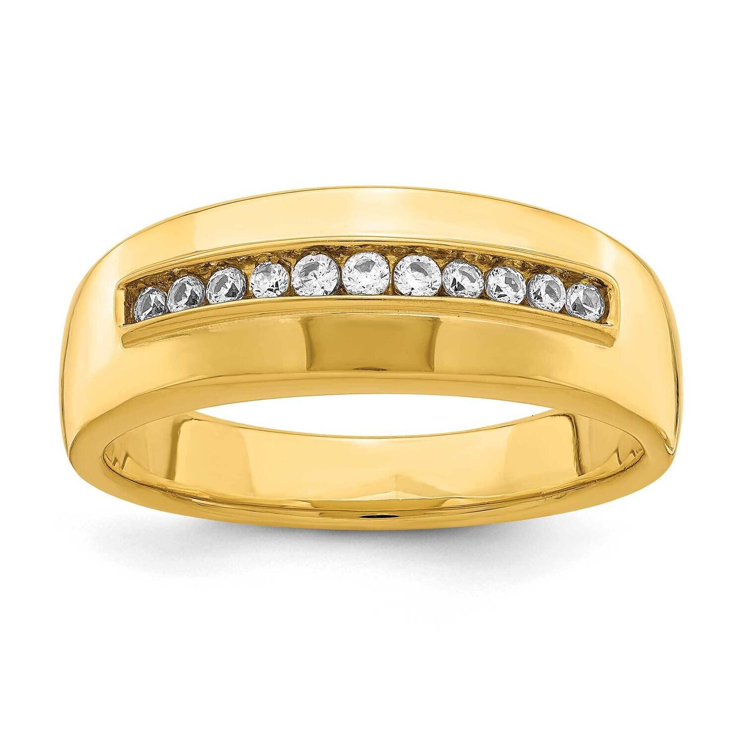 Diamond Men&#39;s Band 14k Gold RM6114B-023-YAA, MPN: RM6114B-023-YAA, 196904148181
