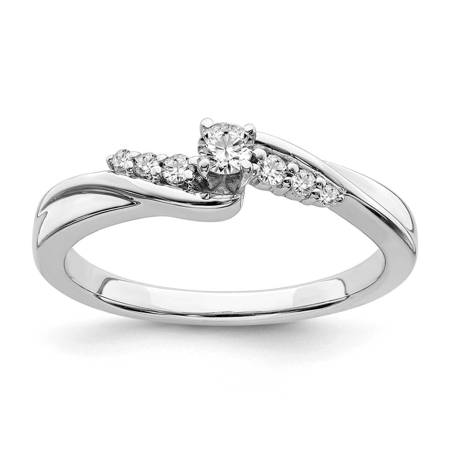 Diamond Engagement Ring 10k White Gold RM6375E-018-0WAA, MPN: RM6375E-018-0WAA, 191101564253