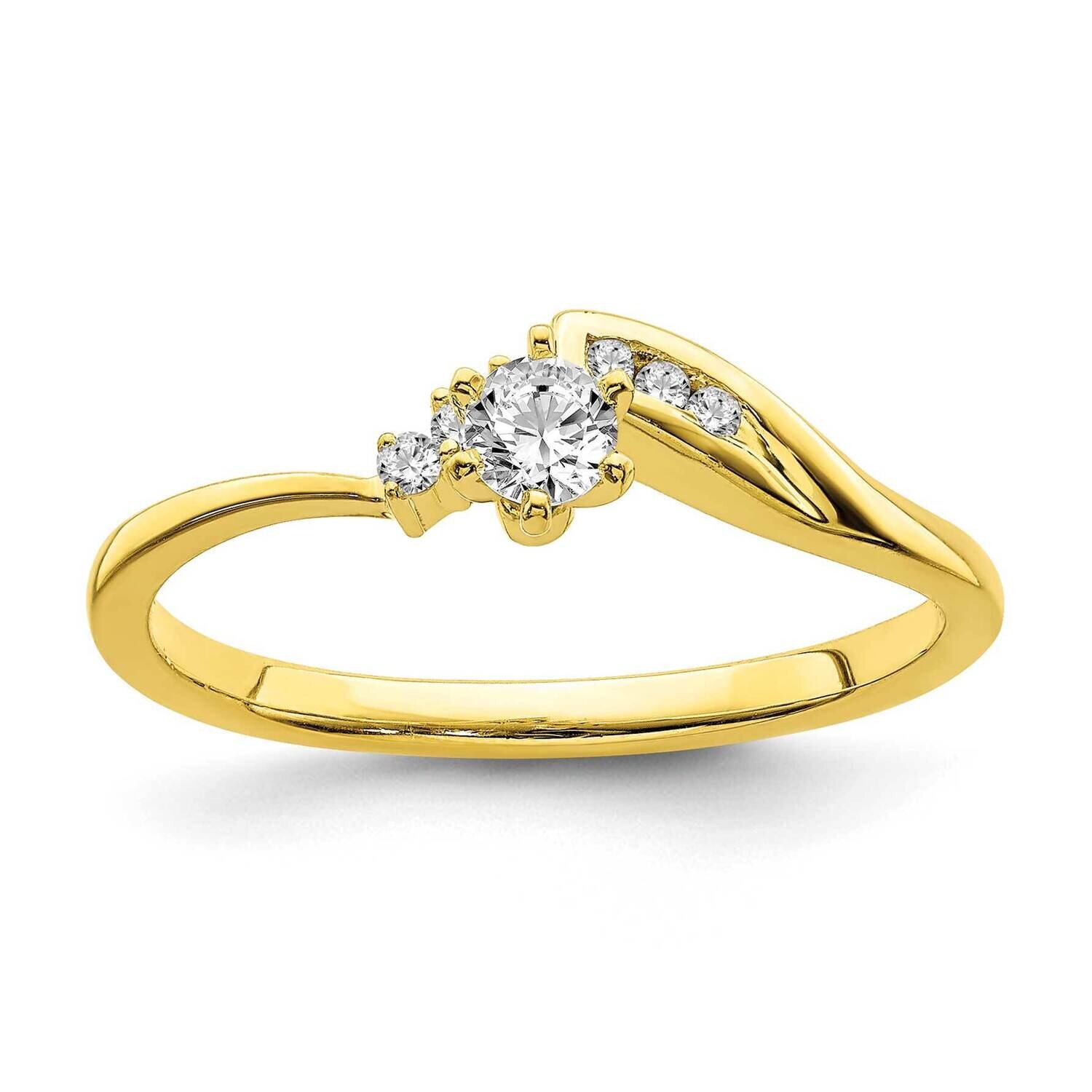Diamond Engagement Ring 10k Yellow Gold RM6385E-020-0YAA, MPN: RM6385E-020-0YAA, 191101399312