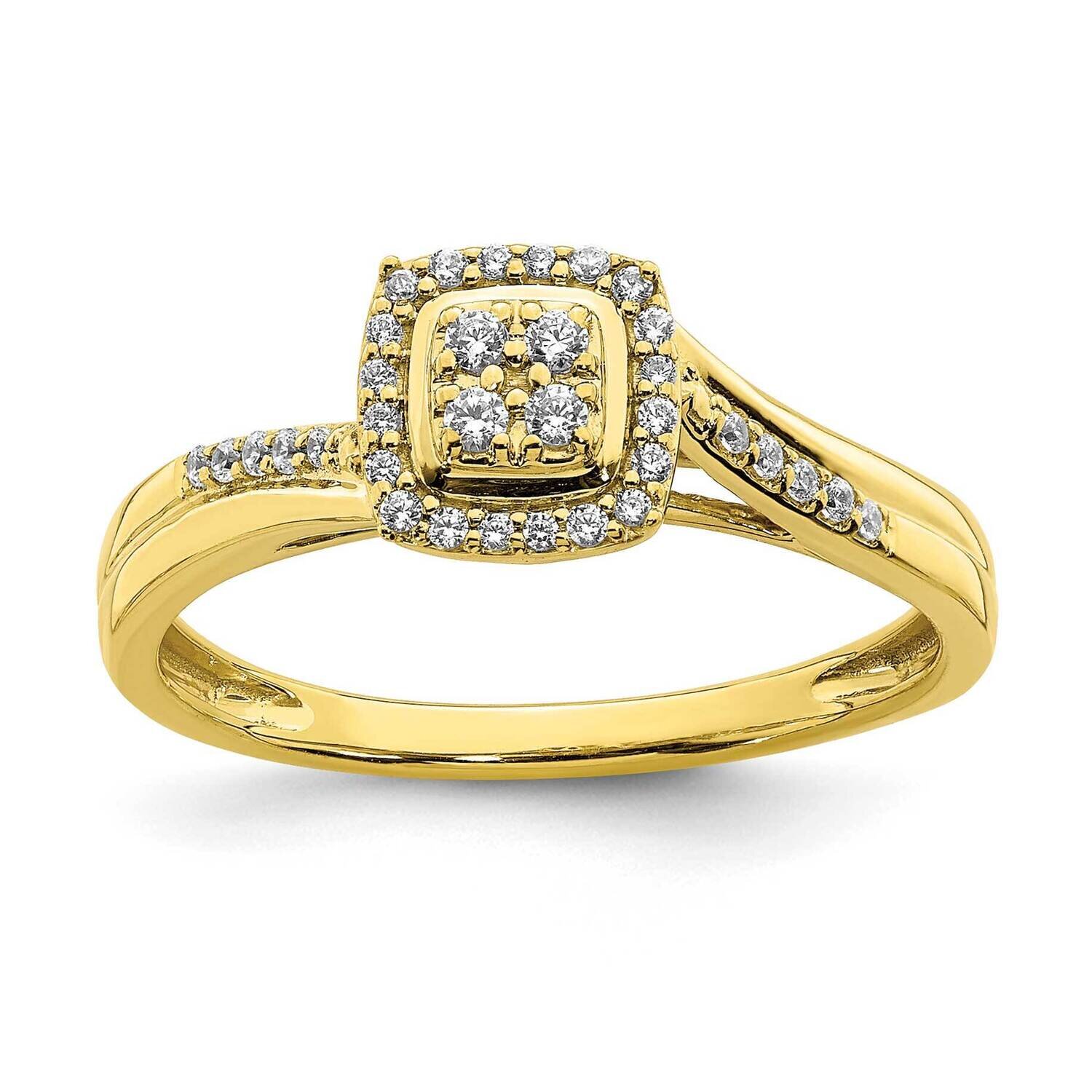 Diamond Engagement Ring 10k Yellow Gold RM6386E-016-0YAA, MPN: RM6386E-016-0YAA, 191101399282