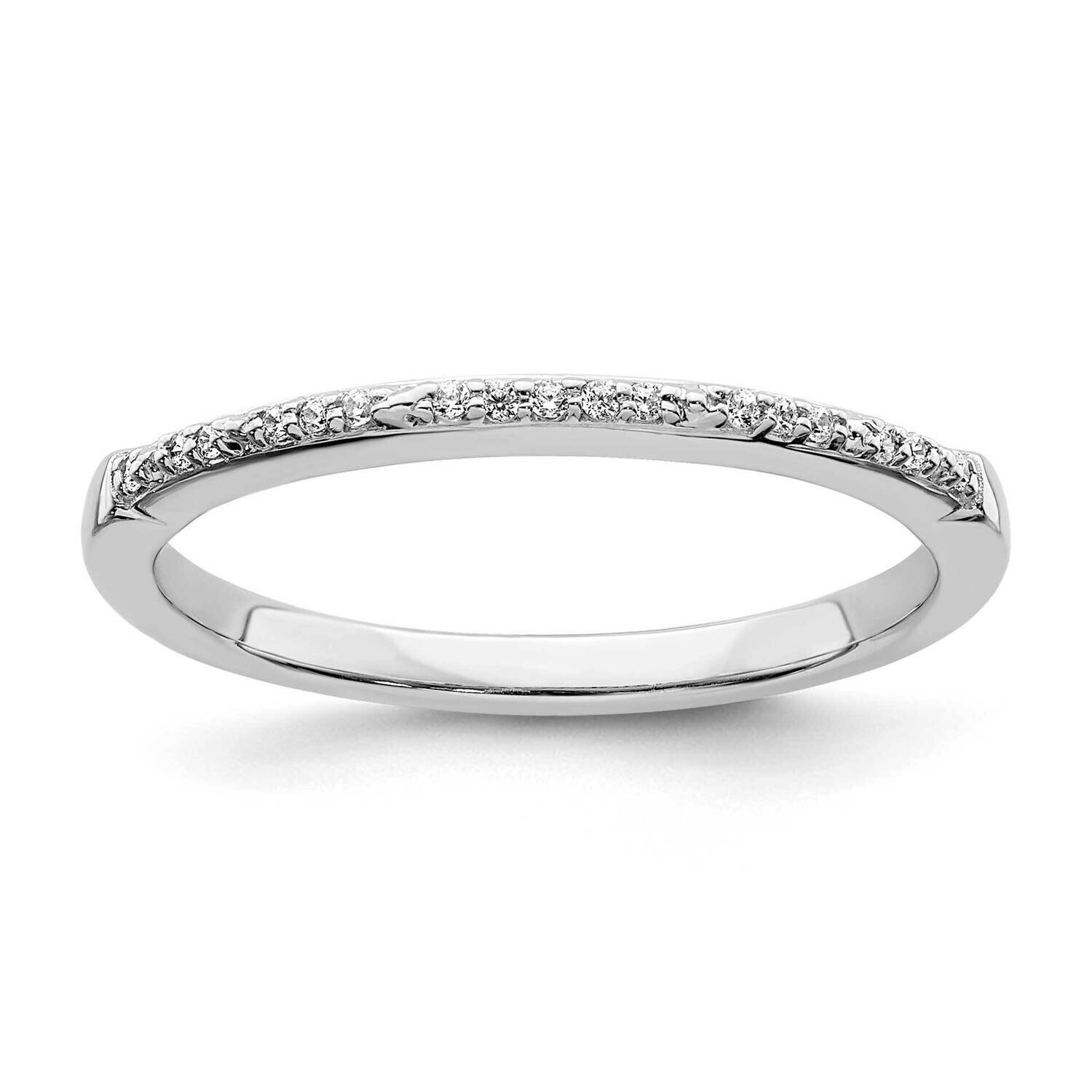 Diamond Band 10k White Gold RM6393B-006-0WAA, MPN: RM6393B-006-0WAA, 191101564796