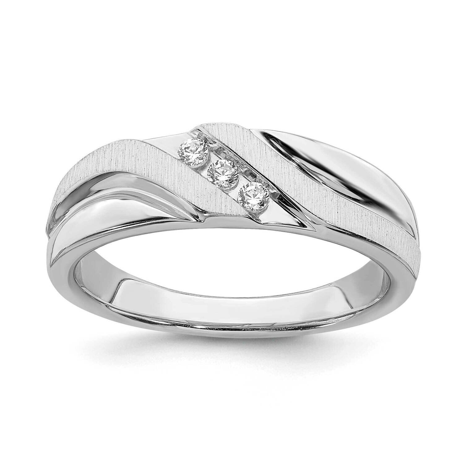 Men&#39;s Diamond Band 14k White Gold RM6403B-010-WAA, MPN: RM6403B-010-WAA, 196904148600