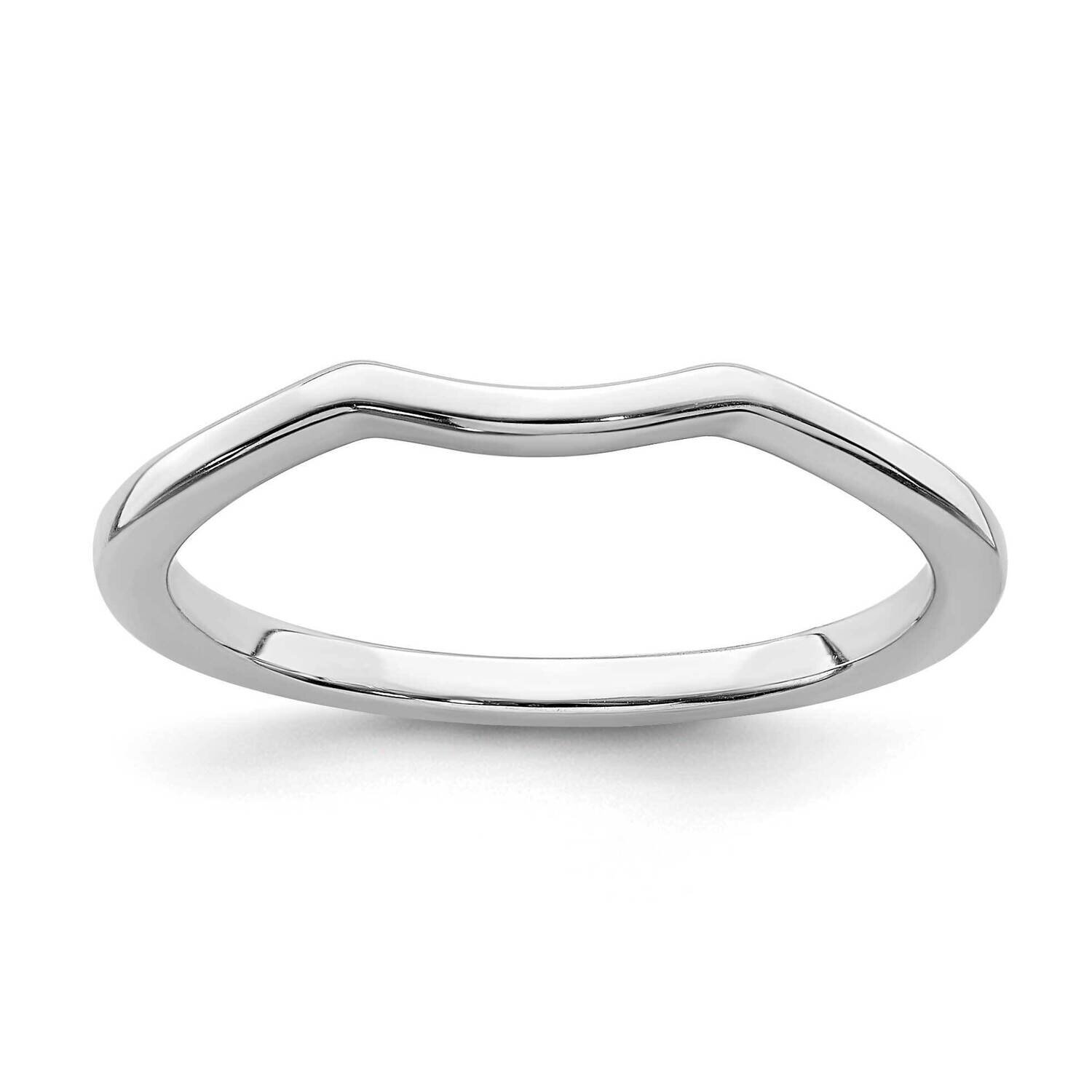 Contoured Band 14k White Gold RM6415B-W, MPN: RM6415B-W,