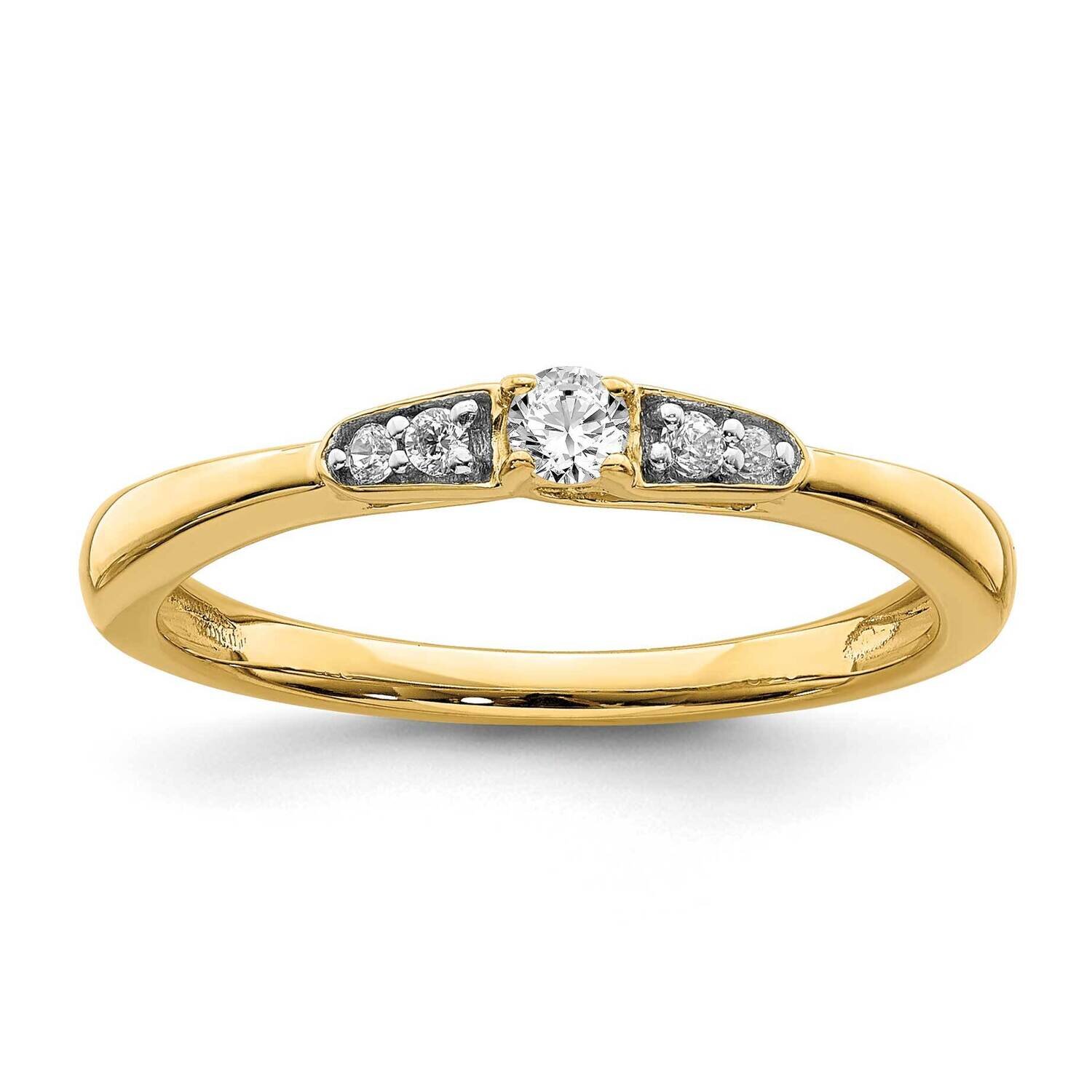 Diamond Promise Ring 14k Gold RM6625E-012-YAA