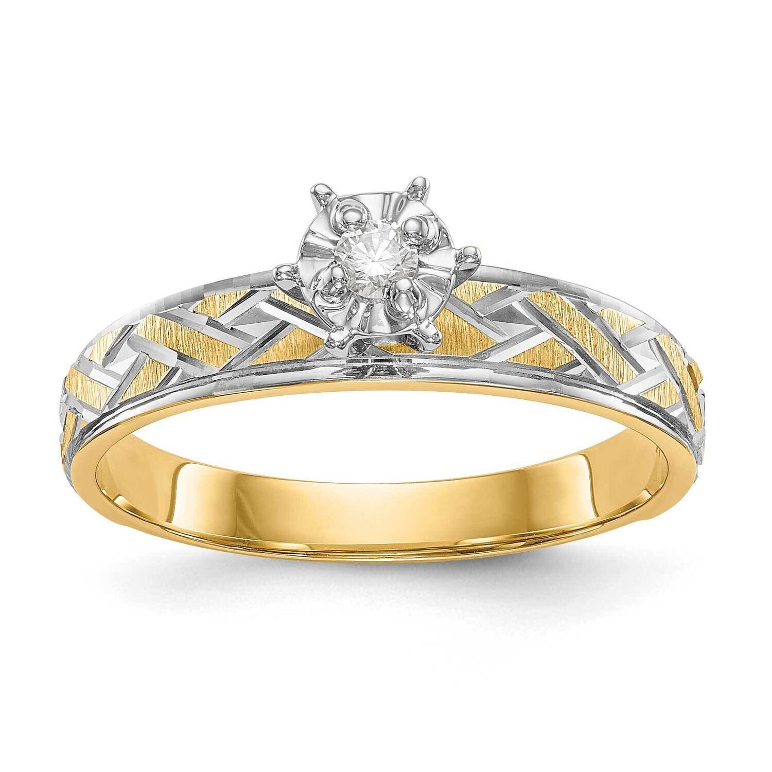 Trio Engagement Ring 14k Tri Gold AA Quality  X8296AA-E, MPN: X8296AA-E, 886774614670