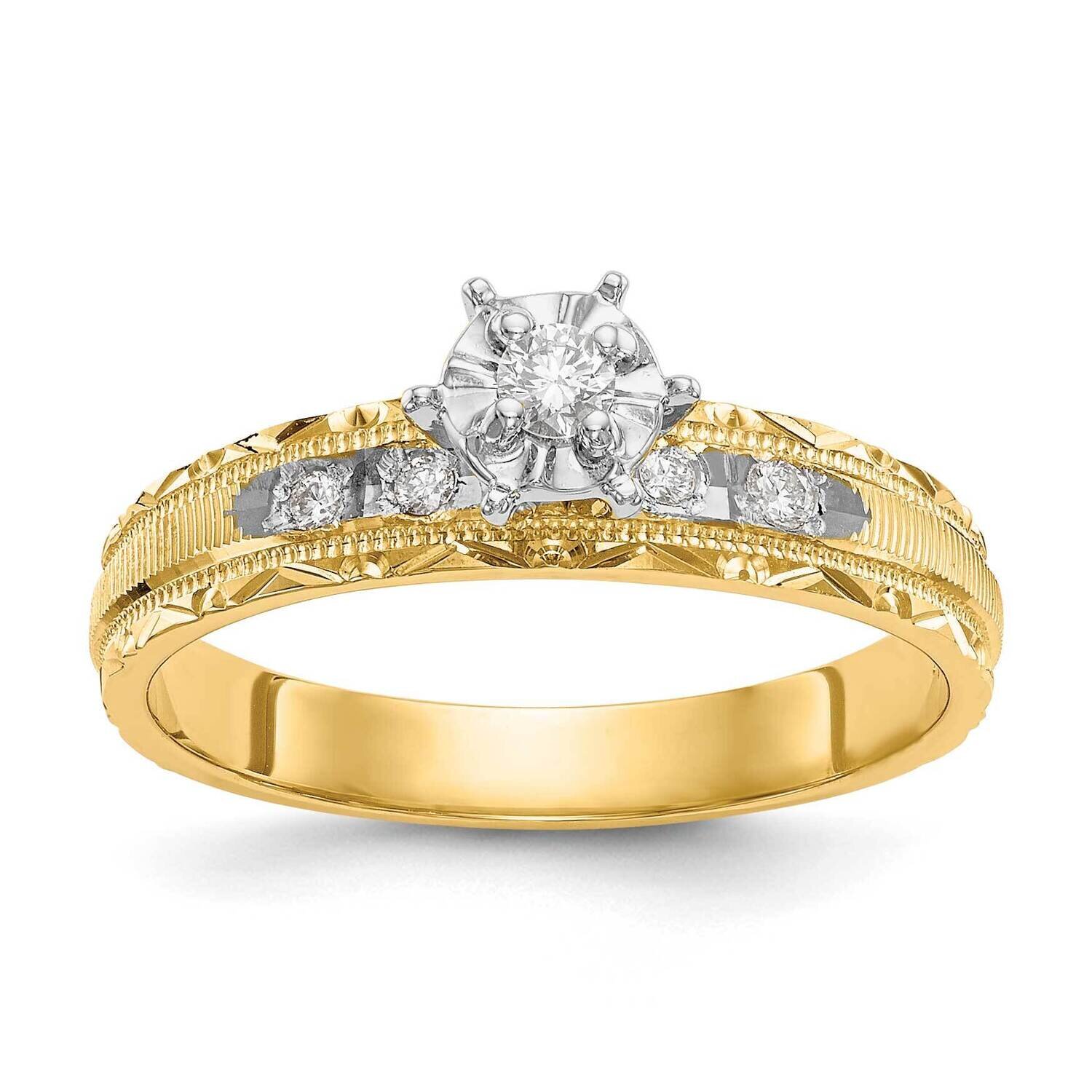 Trio Engagement Ring 14k Tri Gold AA Quality  X8304AA-E, MPN: X8304AA-E, 886774614762