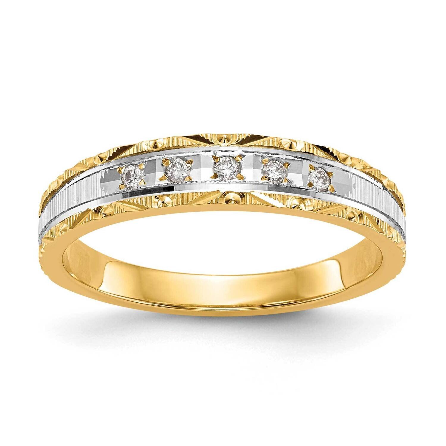 Trio Ladies Wedding Band 14k Tri Gold AA Quality  X8310AA-L, MPN: X8310AA-L, 886774614878