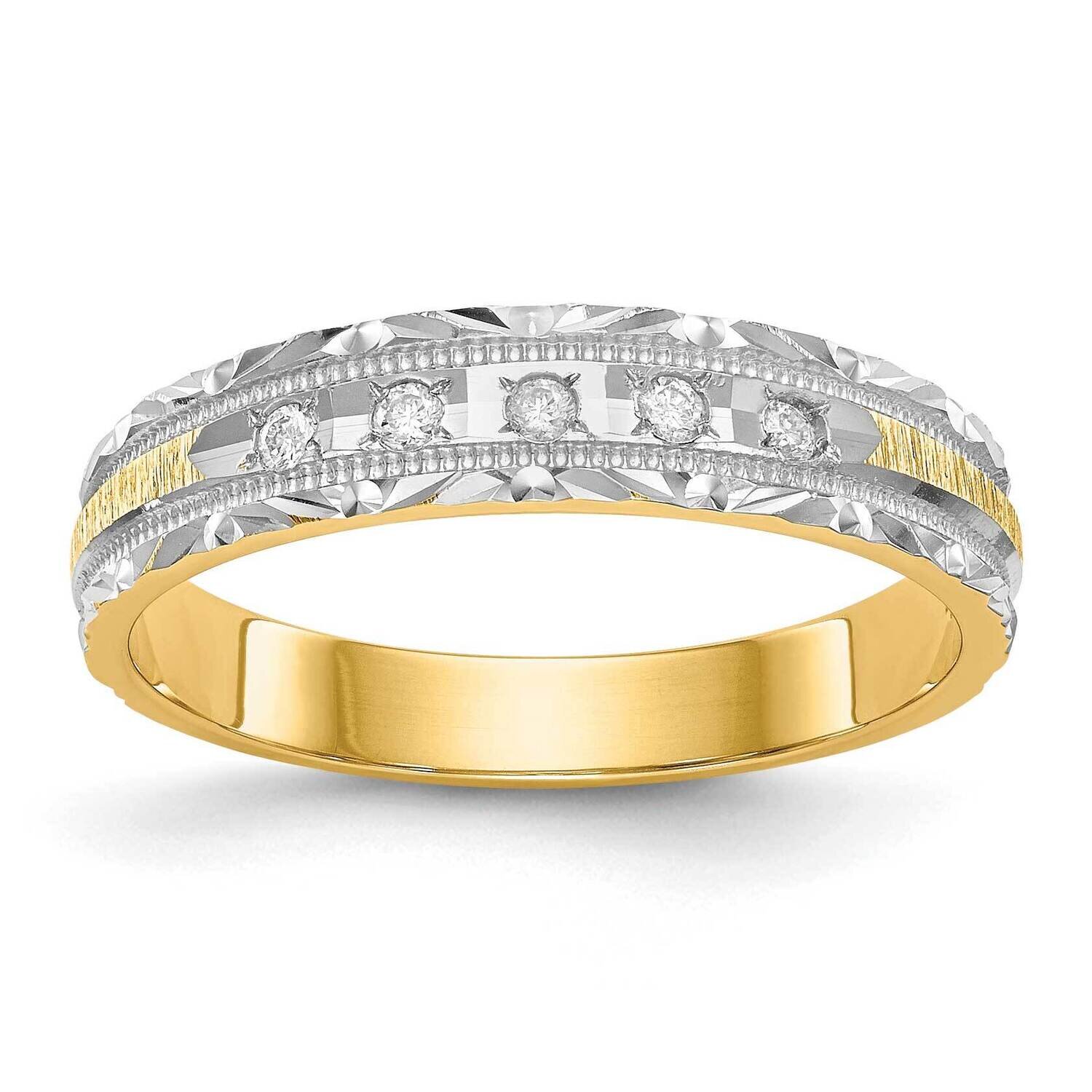 Trio Ladies Wedding Band 14k Tri Gold AA Quality  X8311AA-L, MPN: X8311AA-L, 886774614908