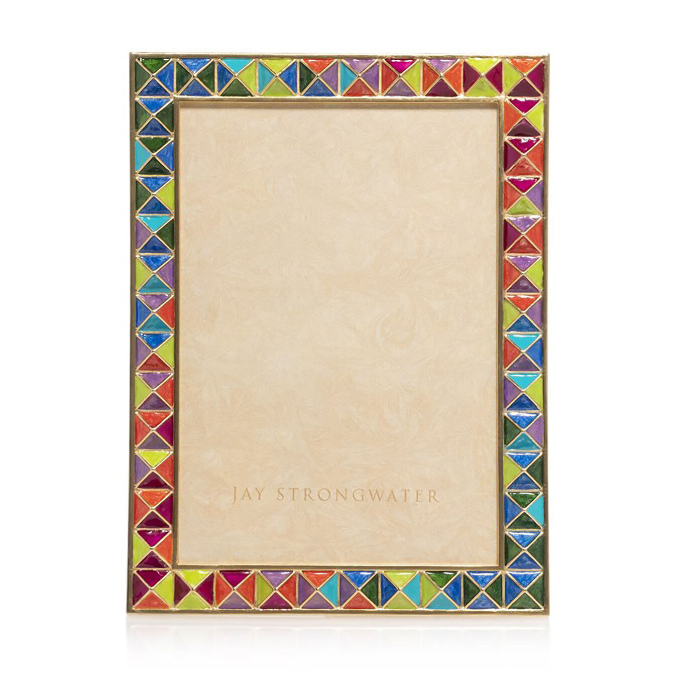Jay Strongwater Pyramid 5 X 7 Inch Picture Frame SPF5877-202