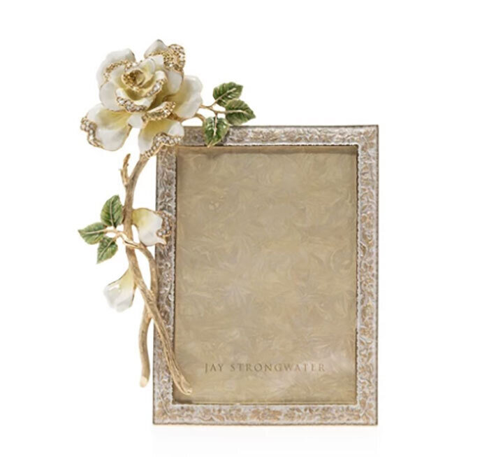 Jay Strongwater Beauty Rose 5 X 7 Inch Picture Frame SPF5868-258, MPN: SPF5868-258, 848510023726