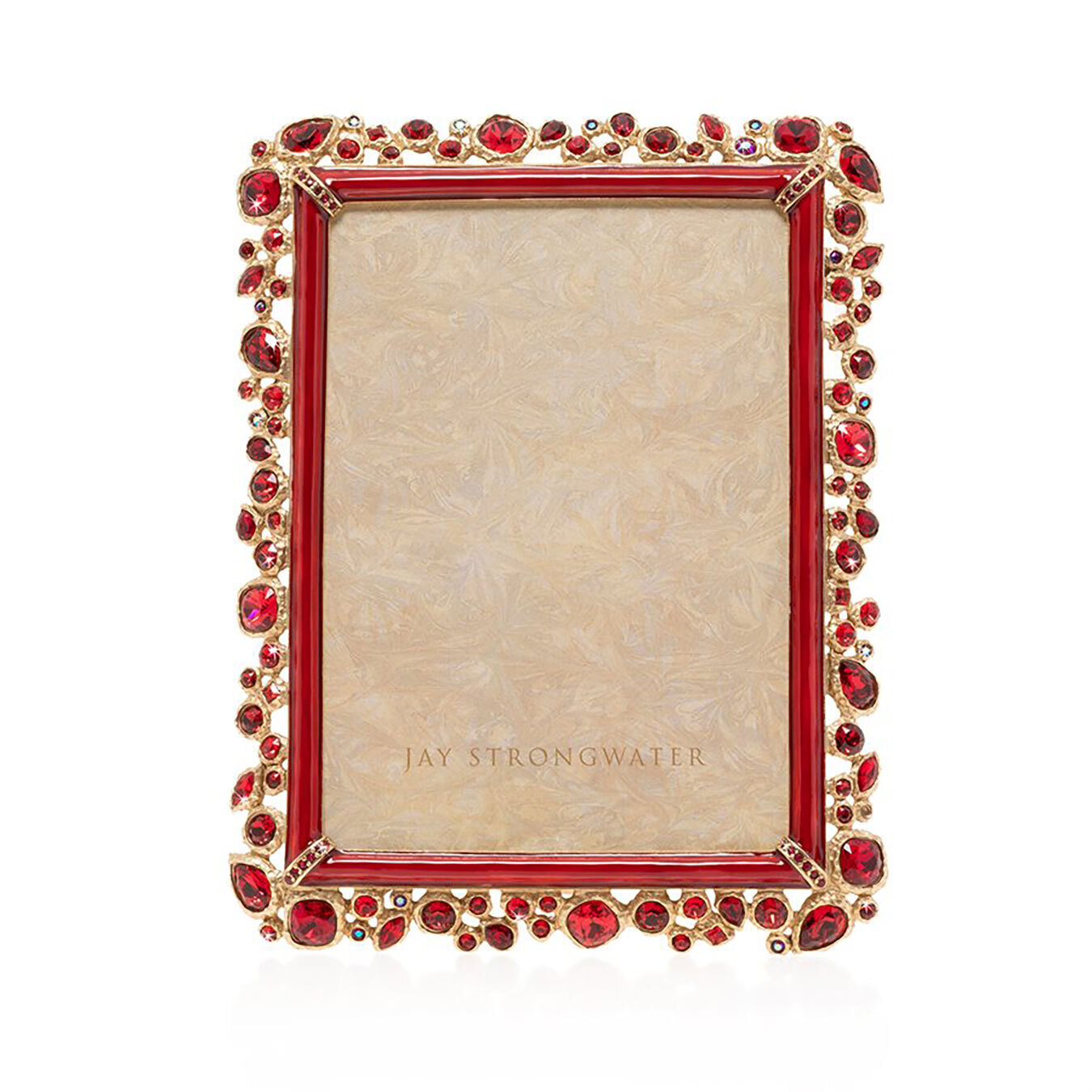 Jay Strongwater Leslie Bejeweled 5 X 7 Inch Picture Frame SPF5844-224