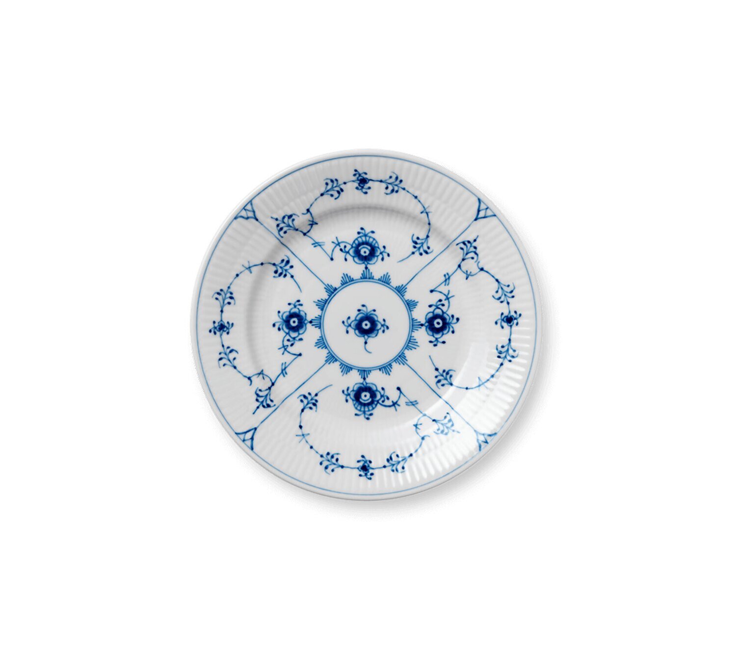 Royal Copenhagen Blue Fluted Plain Bread &amp; Butter Plate 6.75 Inch 1017198, MPN: 1017198, 5705140156…