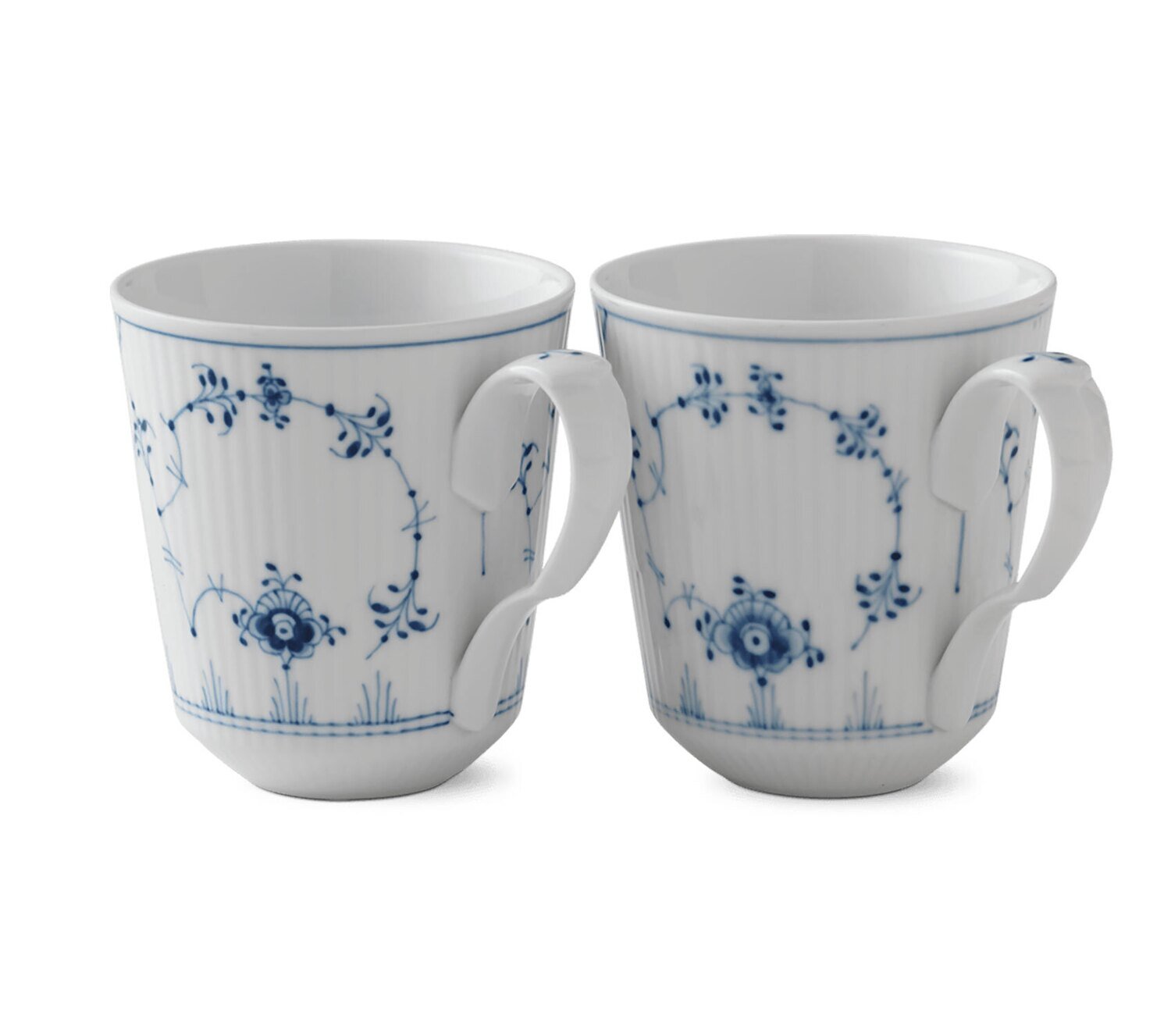Royal Copenhagen Blue Fluted Plain Mug, 12.5Oz. Set/2 1016752, MPN: 1016752, 5705140726210